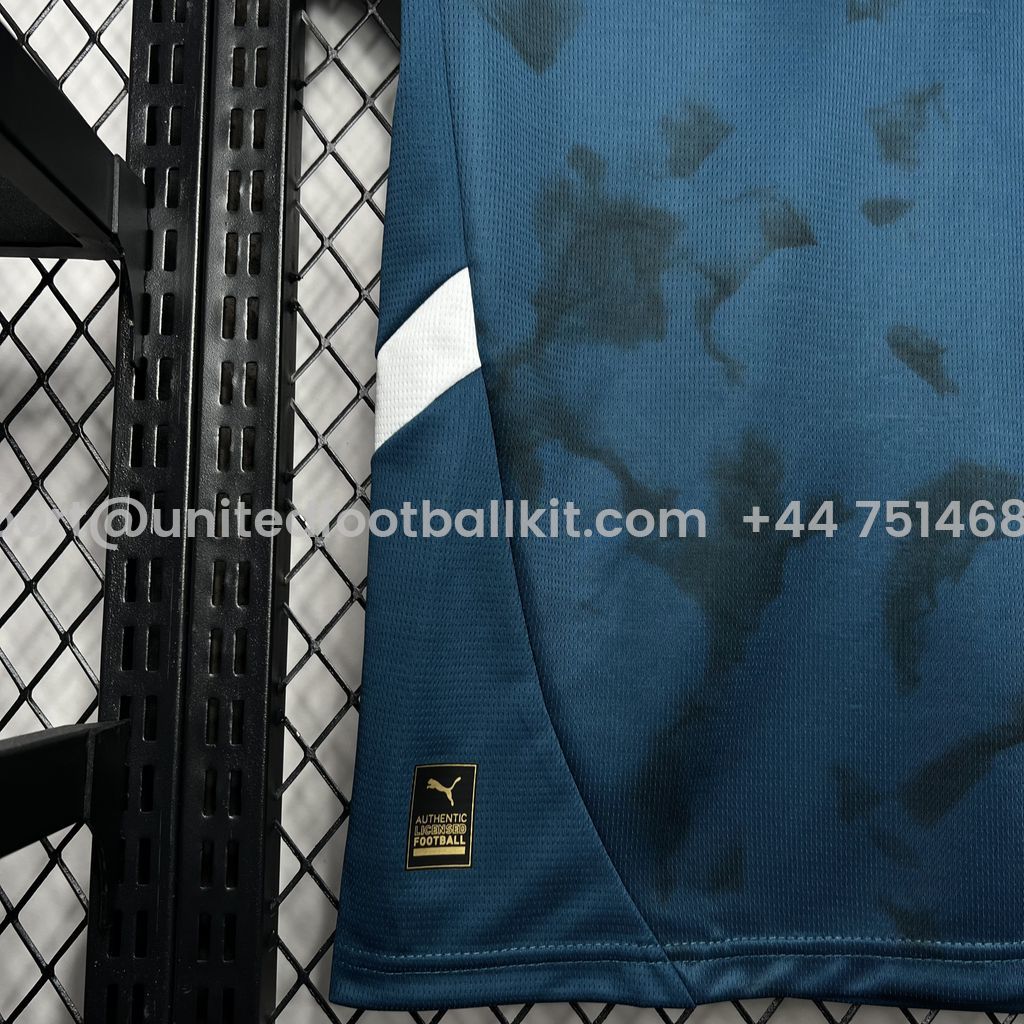 Unitedfootballkit.com | Marseille 24-25 Away Jersey - Fans Version -Customize Name, Number and Patch | Worldwide Shipping