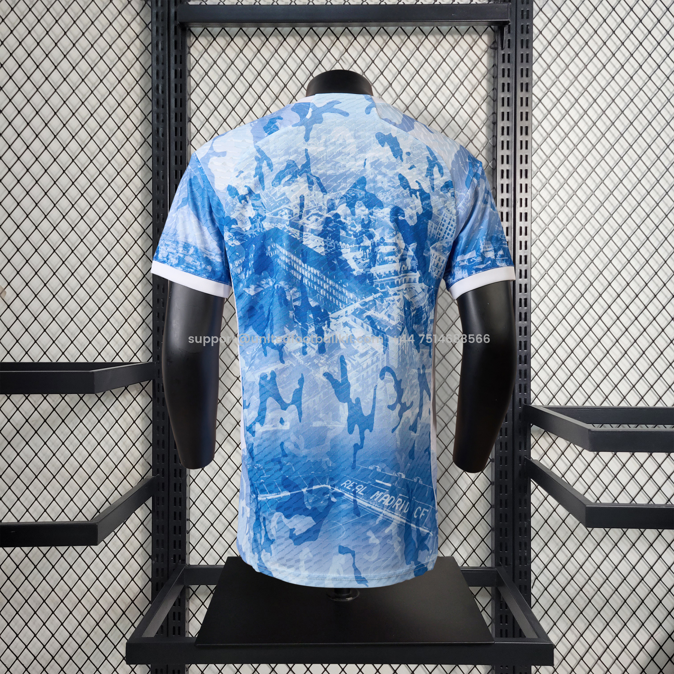 Unitedfootballkit.com | Real Madrid 24-25 Blue Special Edition Jersey - Player Version -Customize Name, Number and Patch | Worldwide Shipping