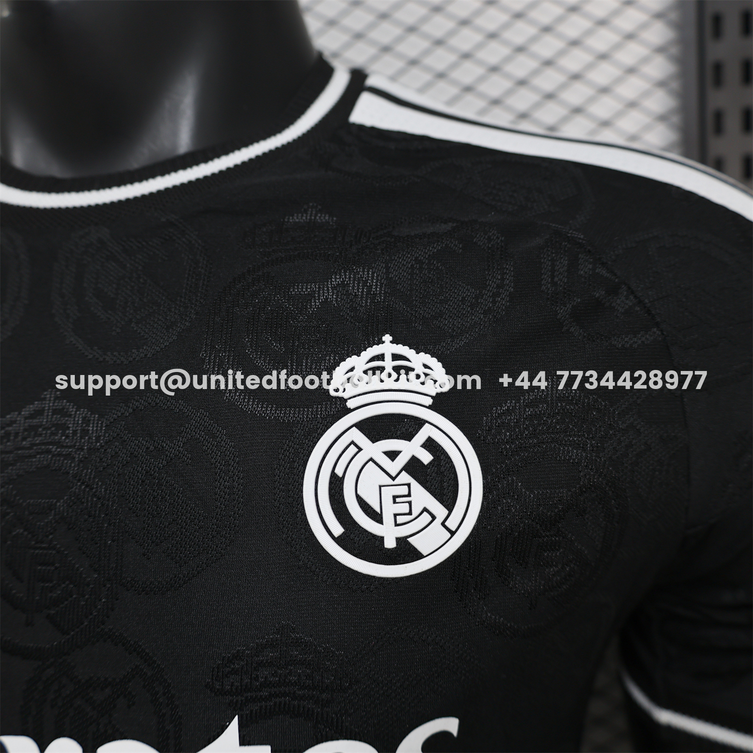 Unitedfootballkit.com | Real Madrid 25-26 Black Special Jersey - Player Version -Customize Name, Number and Patch | Worldwide Shipping