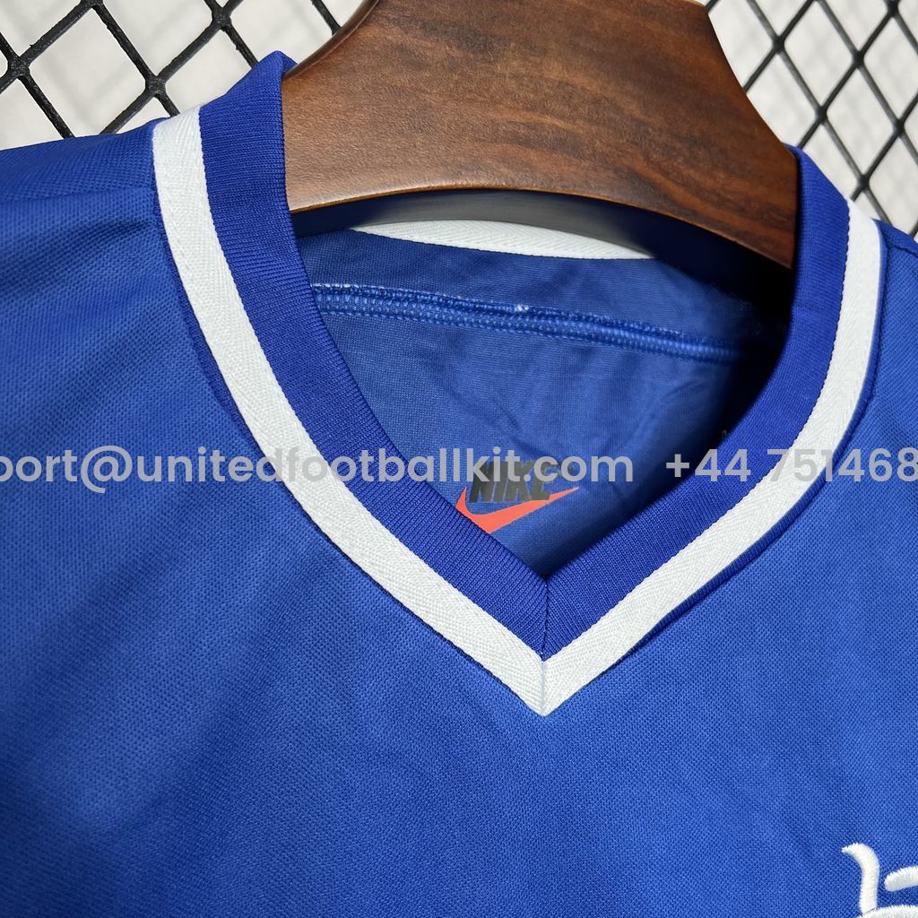 Unitedfootballkit.com | Retro Glasgow Rangers 1999-01 Home Stadium Jersey -Customize Name, Number and Patch | Worldwide Shipping