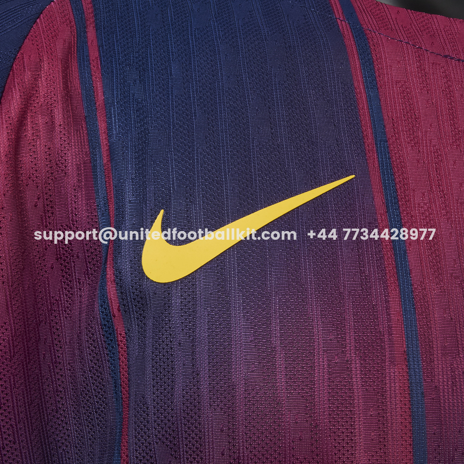 Unitedfootballkit.com | Barcelona 25-26 Ed Sheeran Home Special Jersey - Player Version -Customize Name, Number and Patch | Worldwide Shipping