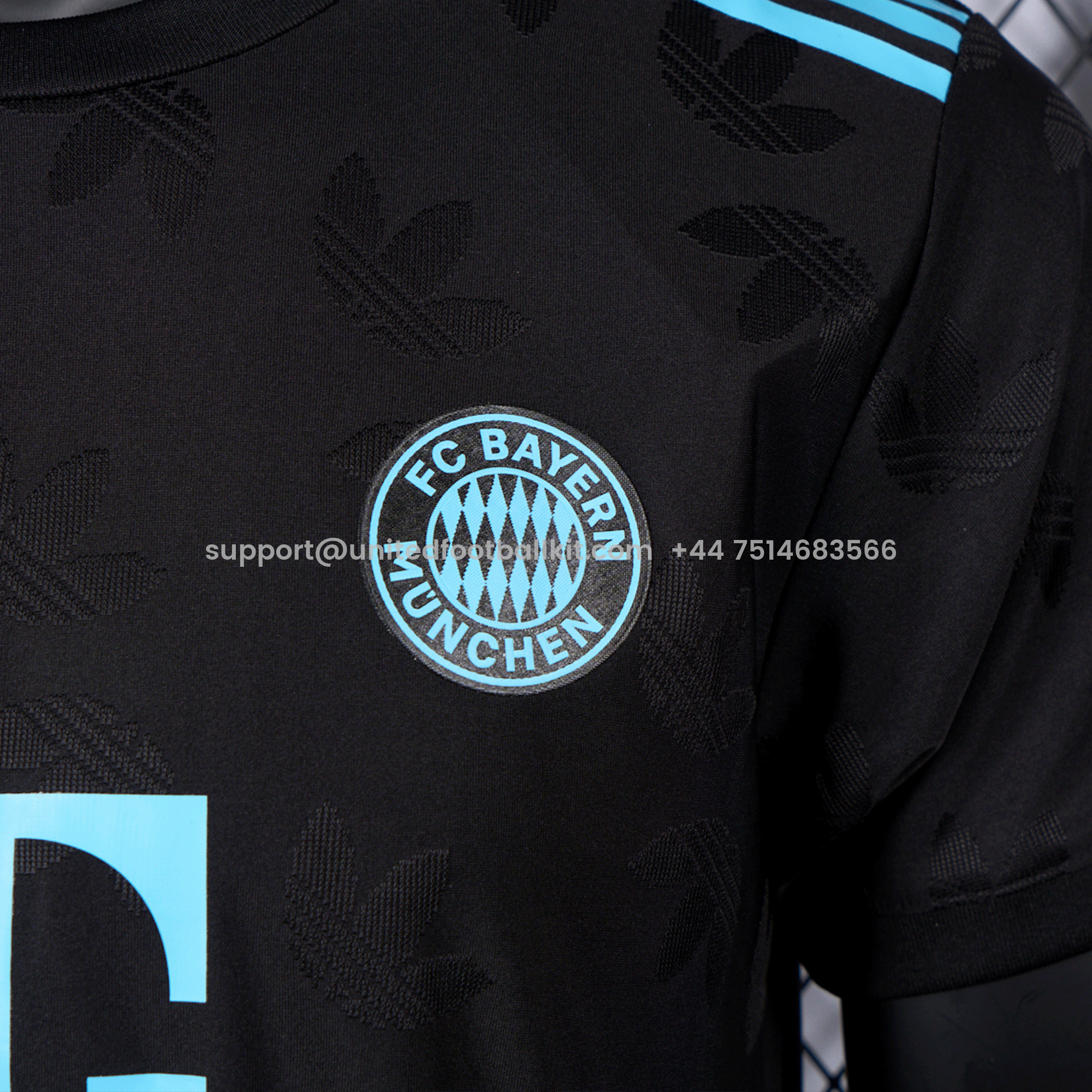 Unitedfootballkit.com | Bayern Munich 24-25 Trefoil Special Edition Jersey - Player Version -Customize Name, Number and Patch | Worldwide Shipping