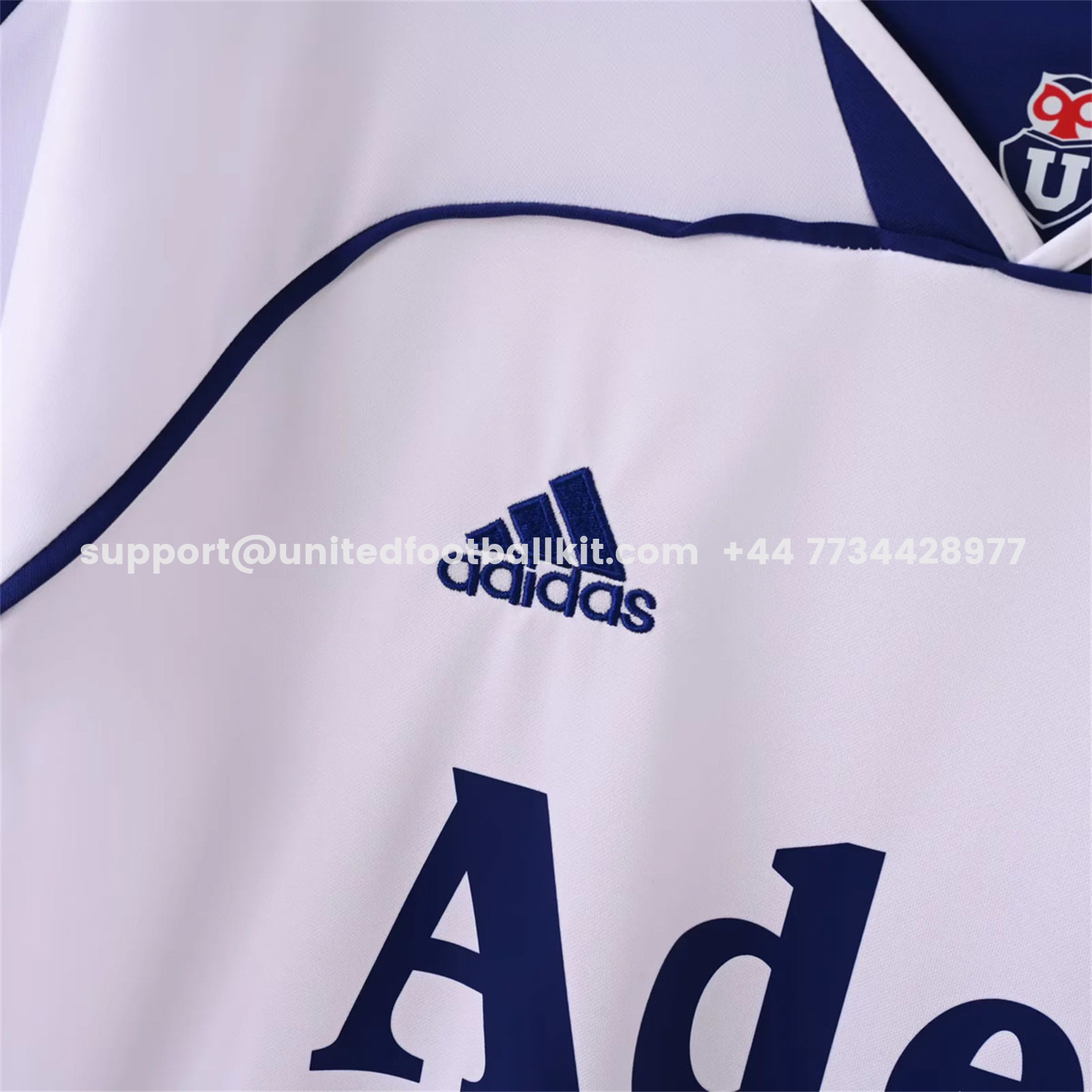 Unitedfootballkit.com | Retro Universidad De Chile 1999-00 Away White Jersey -Customize Name, Number and Patch | Worldwide Shipping