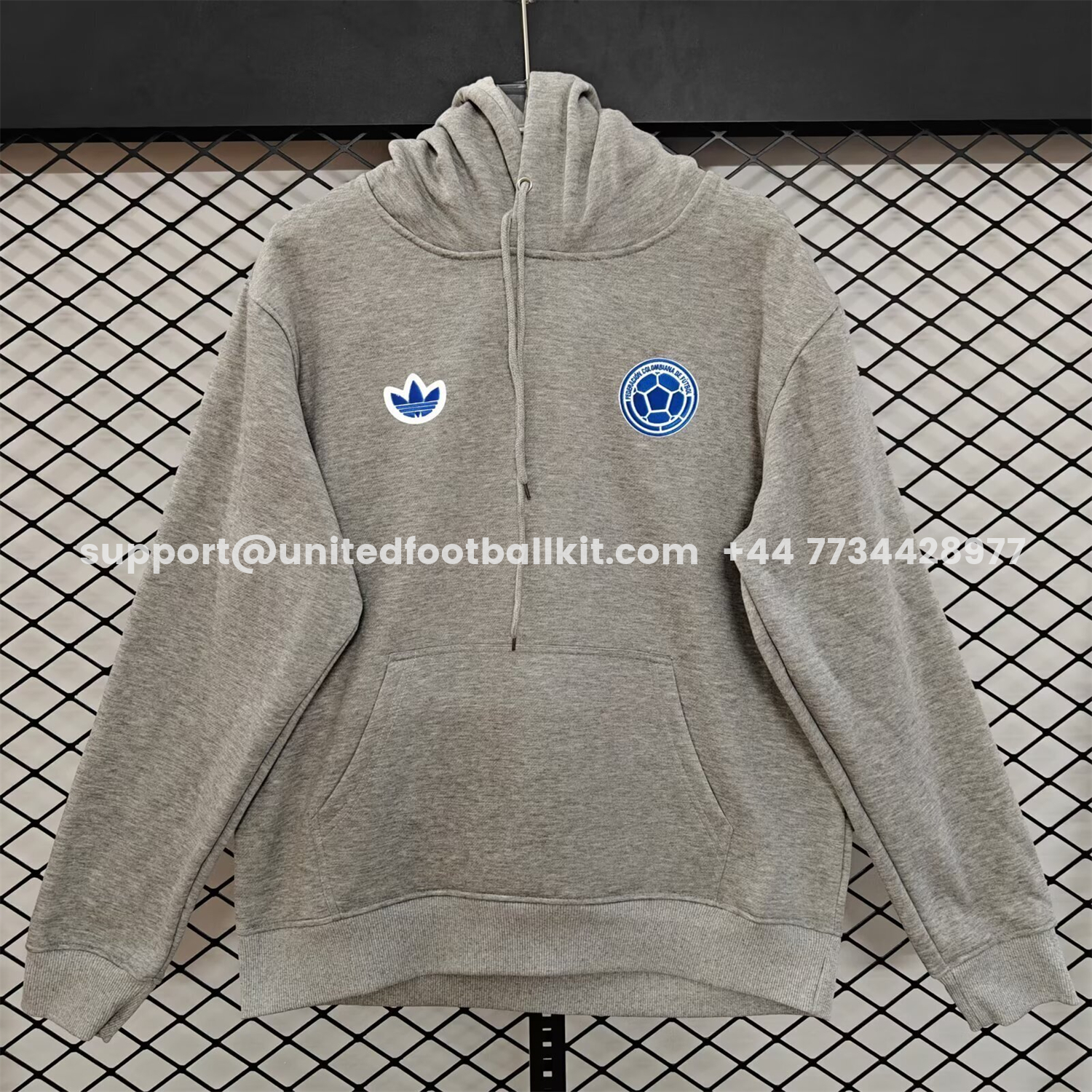 Unitedfootballkit.com | Colombia 2026 Terrace Icon Unisex Pullover Hoodie -Customize Name, Number and Patch | Worldwide Shipping