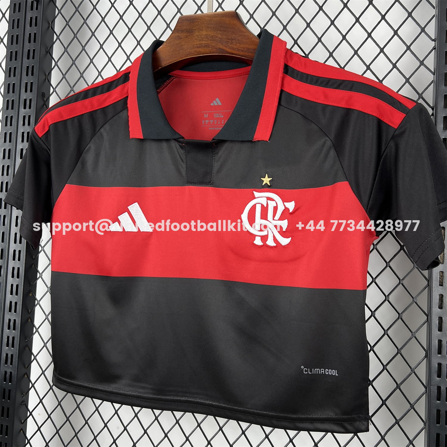 Unitedfootballkit.com | Women's Flamengo 26-27 Home Red And Black Cropped Jersey -Customize Name, Number and Patch | Worldwide Shipping