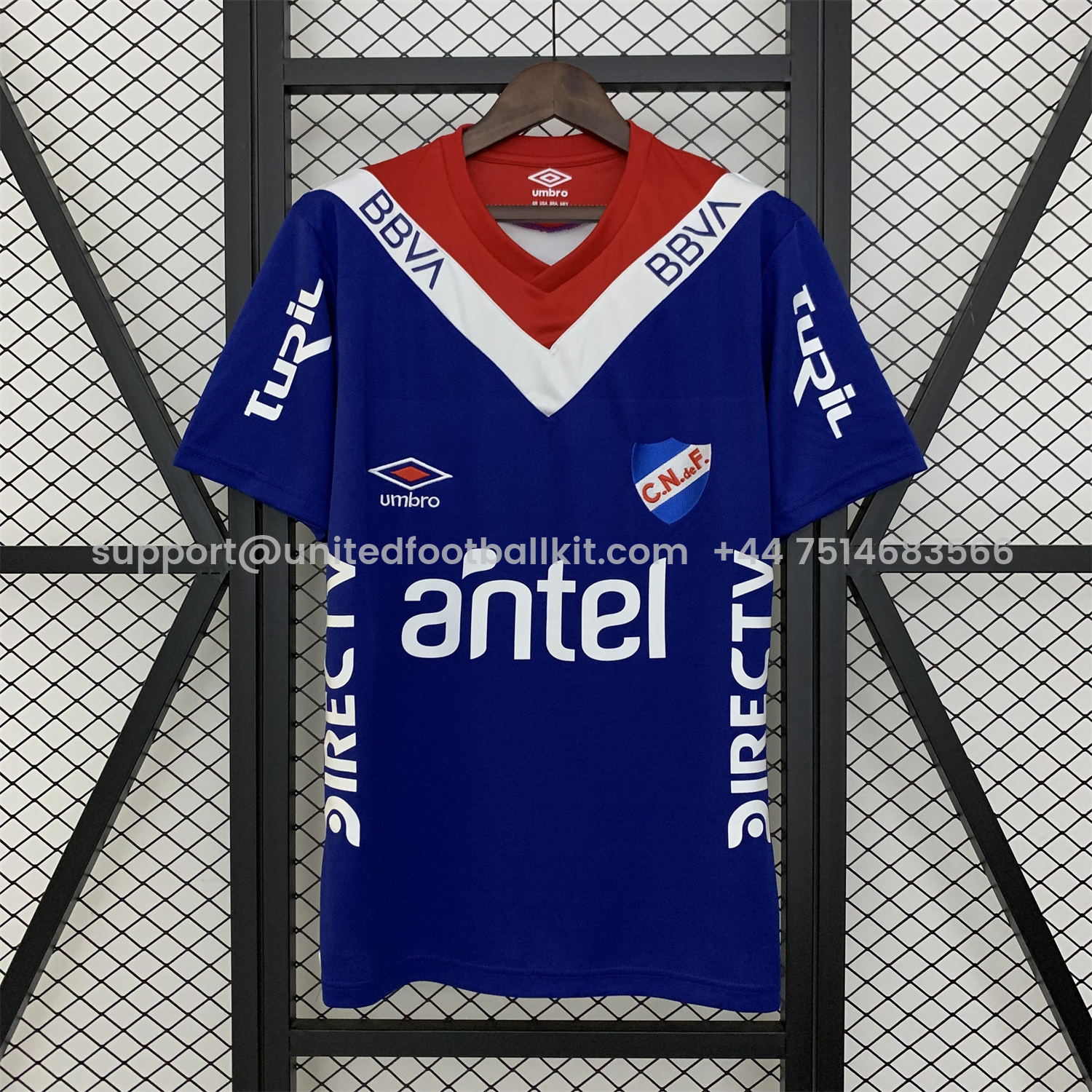 Unitedfootballkit.com | Uruguay Nacional Club Nacional de Football 25-26 Blue Special Jersey - Fans Version -Customize Name, Number and Patch | Worldwide Shipping