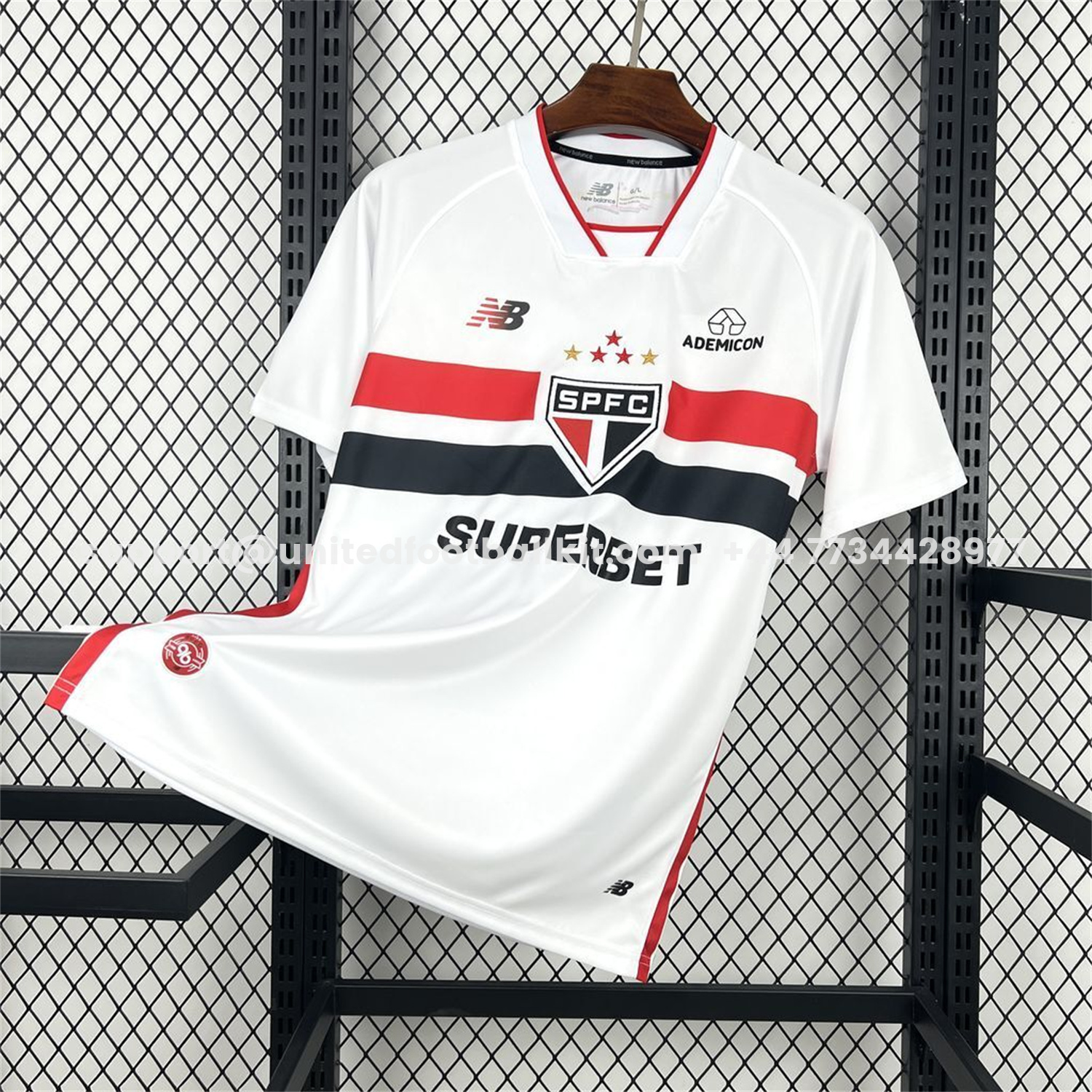 Unitedfootballkit.com | Sao Paulo 26-27 Home Jersey - Fans Version -Customize Name, Number and Patch | Worldwide Shipping