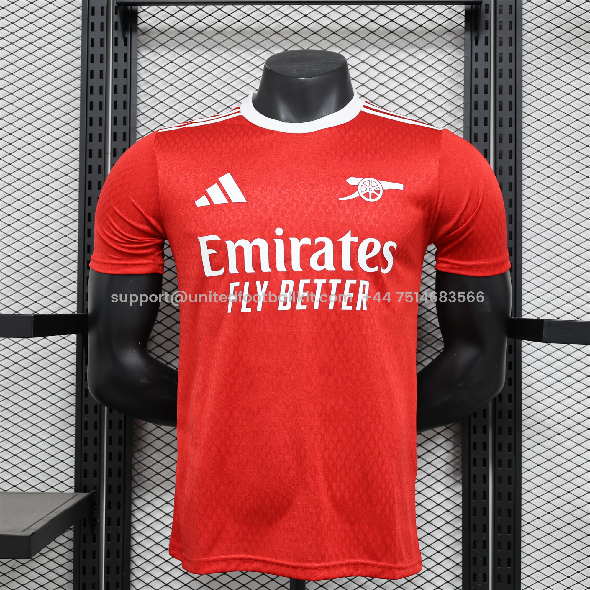 Unitedfootballkit.com | Arsenal 24-25 Red Special Edition Jersey - Player Version -Customize Name, Number and Patch | Worldwide Shipping