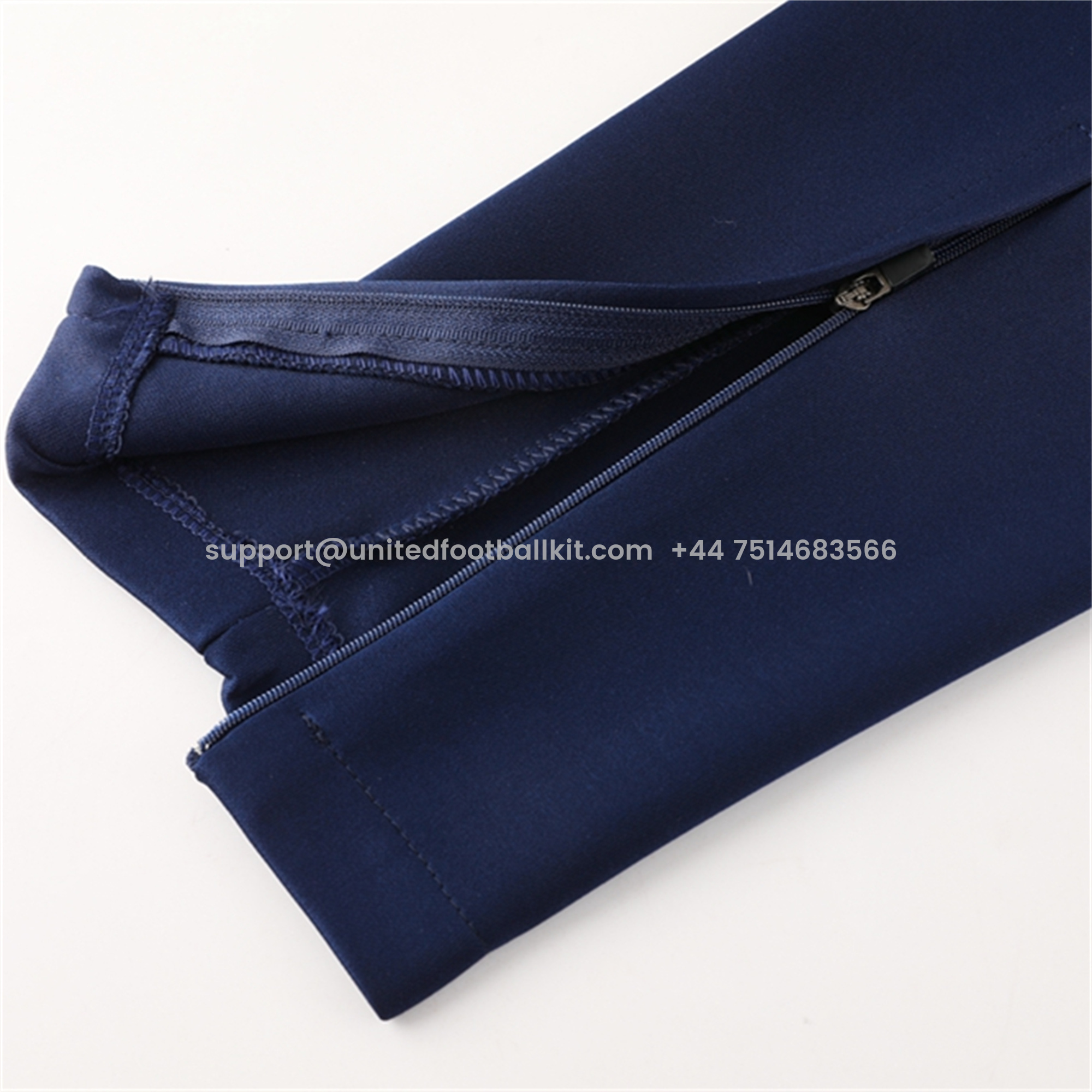 Unitedfootballkit.com | Spain 24-25 Jacket Training Tracksuit - Royal Blue -Customize Name, Number and Patch | Worldwide Shipping