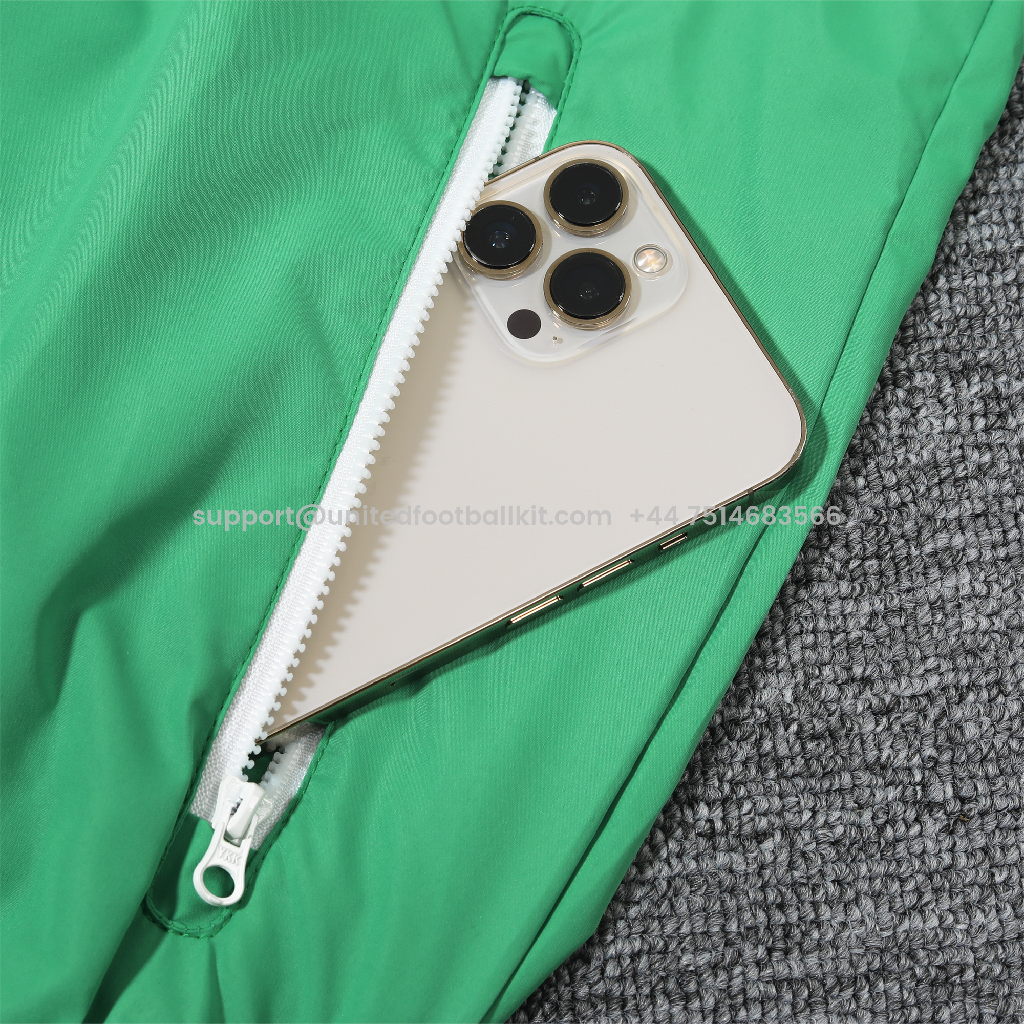 Unitedfootballkit.com | Mexico 2024 National Team Anthem Green Hooded Windbreaker - Player Version -Customize Name, Number and Patch | Worldwide Shipping
