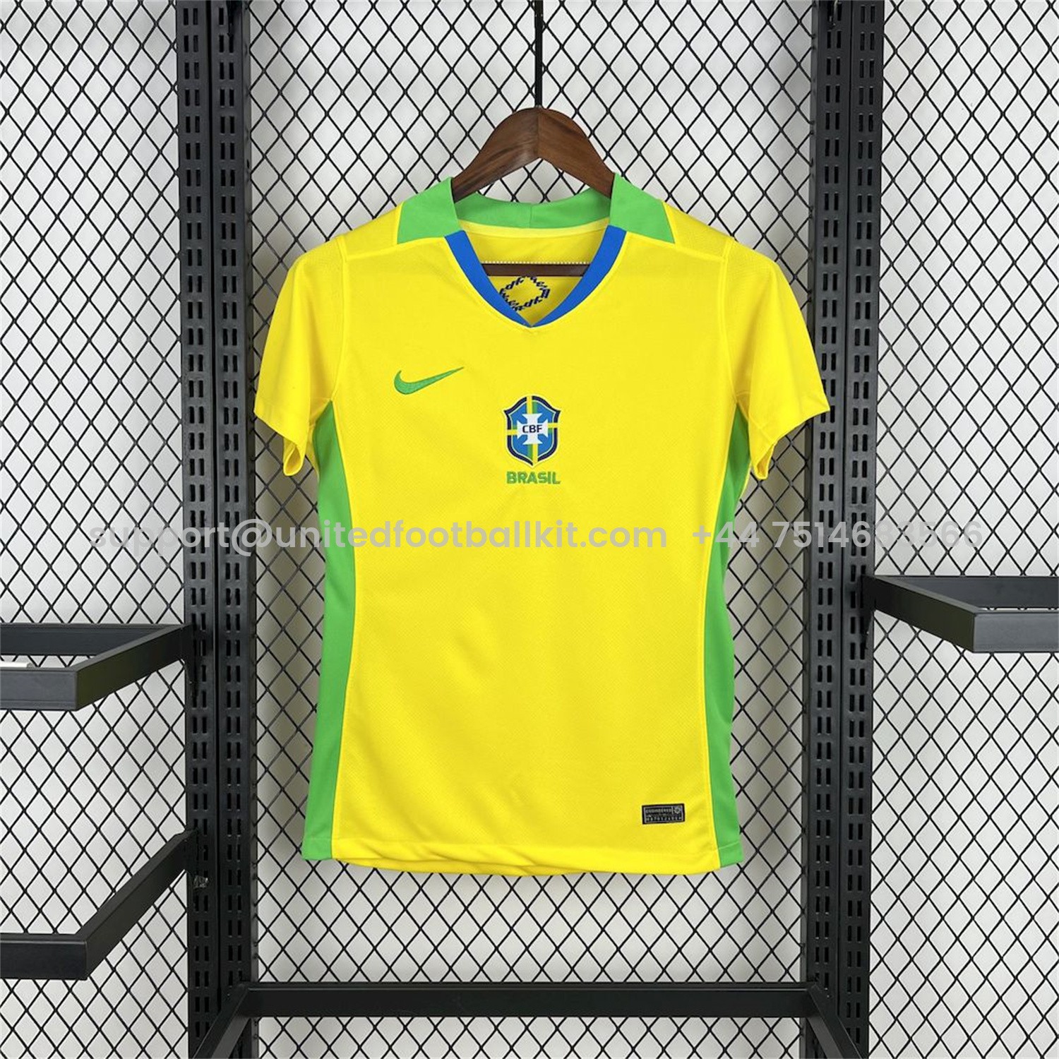 Unitedfootballkit.com | Women's Brazil 2025 Women's Team Home Jersey -Customize Name, Number and Patch | Worldwide Shipping