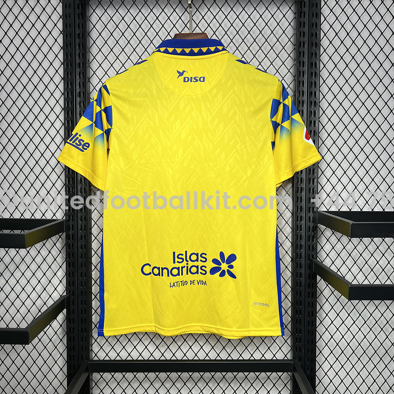 Unitedfootballkit.com | Las Palmas 24-25 Home Stadium Jersey - Fans Version -Customize Name, Number and Patch | Worldwide Shipping