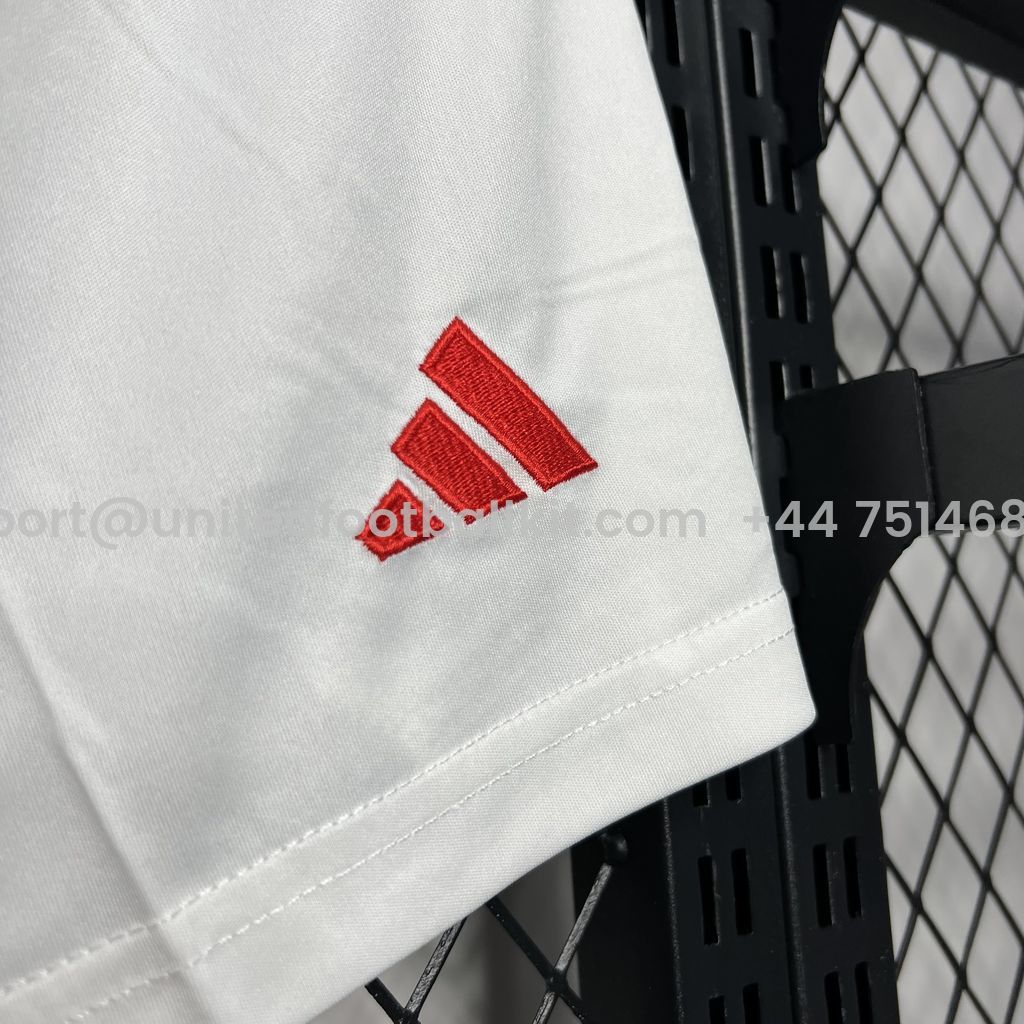 Unitedfootballkit.com | Arsenal 24-25 Home Shorts - Fans Version -Customize Name, Number and Patch | Worldwide Shipping