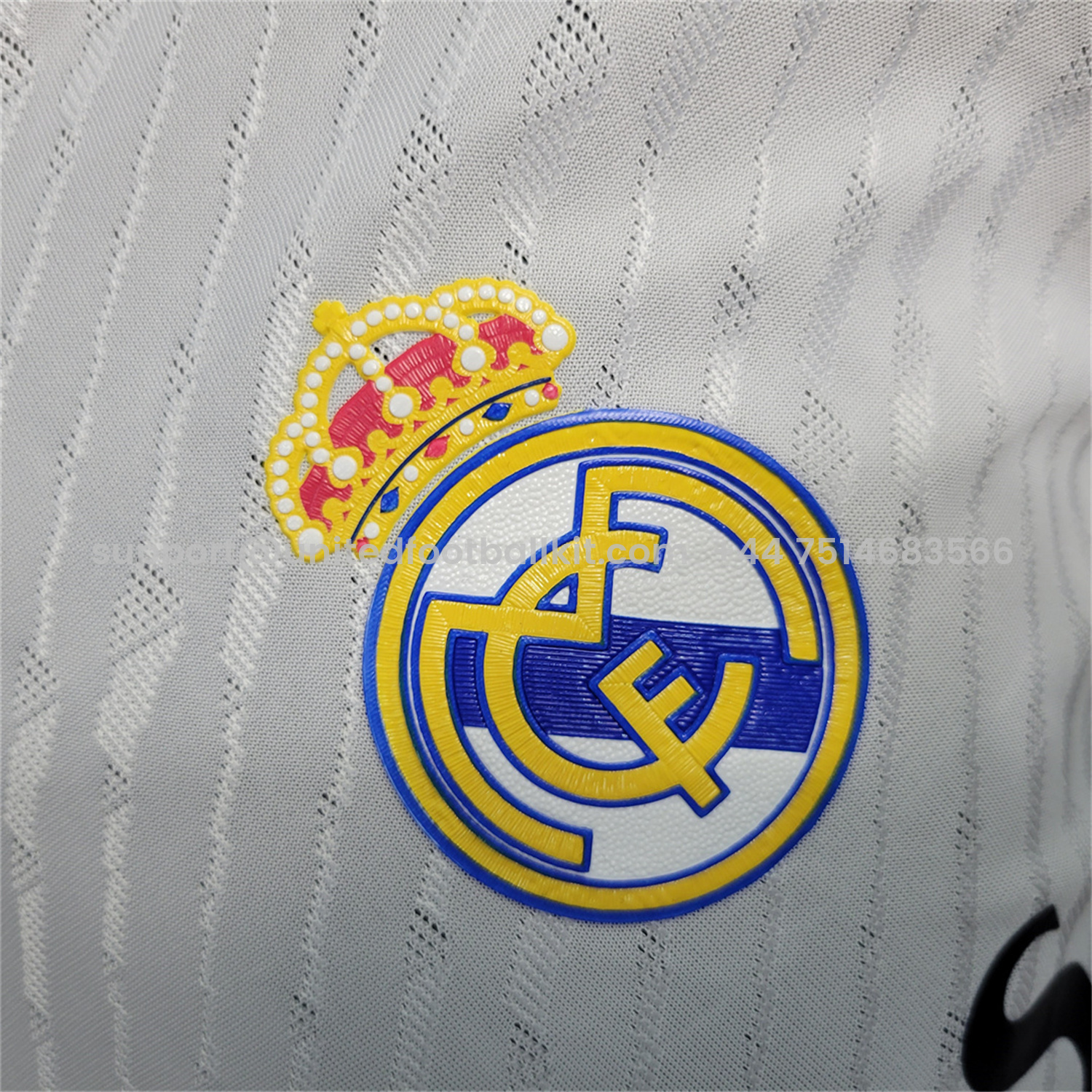 Unitedfootballkit.com | Retro Real Madrid 2023-24 Home Long Sleeves Jersey - Player Version -Customize Name, Number and Patch | Worldwide Shipping