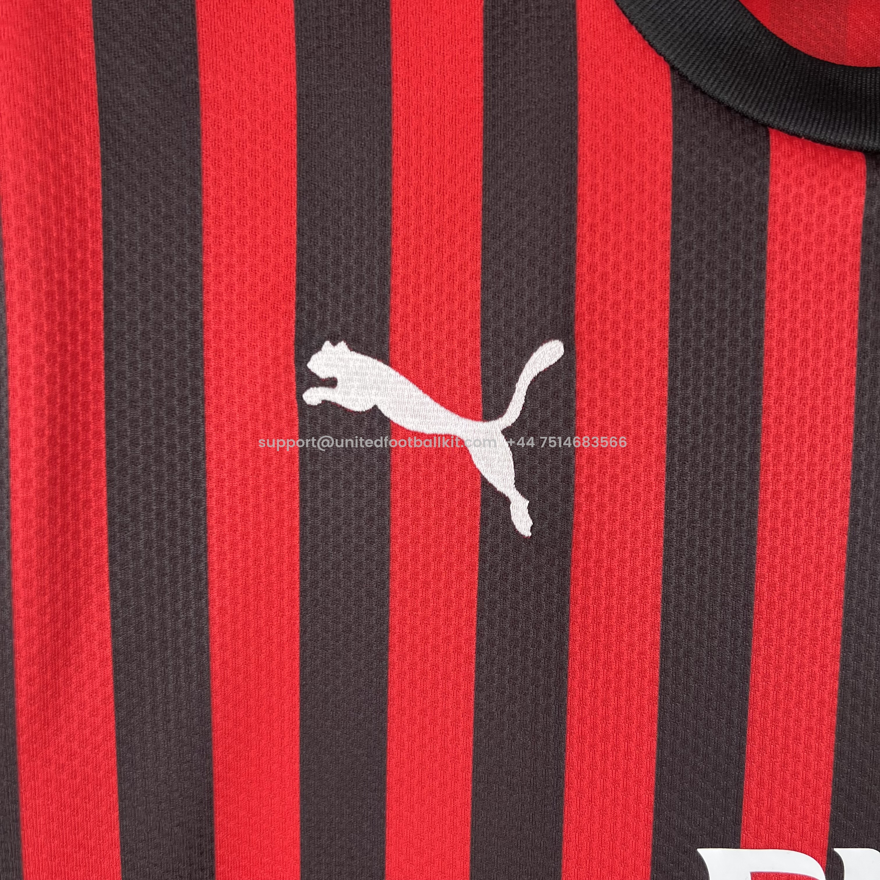 Unitedfootballkit.com | Retro AC Milan 2019-20 Home Stadium Jersey -Customize Name, Number and Patch | Worldwide Shipping