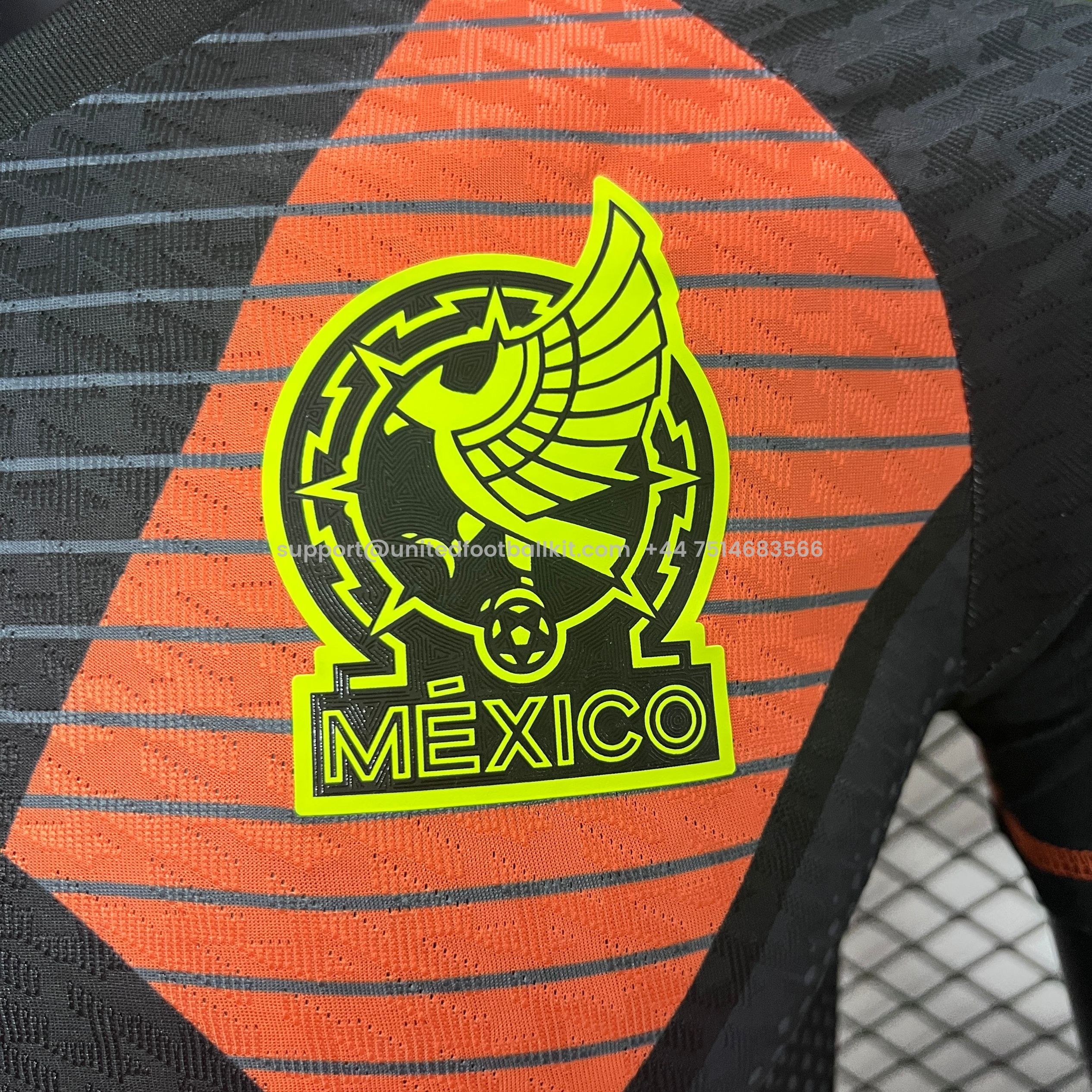 Unitedfootballkit.com | Mexico 2024 Black Goalkeeper Jersey - Player Version -Customize Name, Number and Patch | Worldwide Shipping
