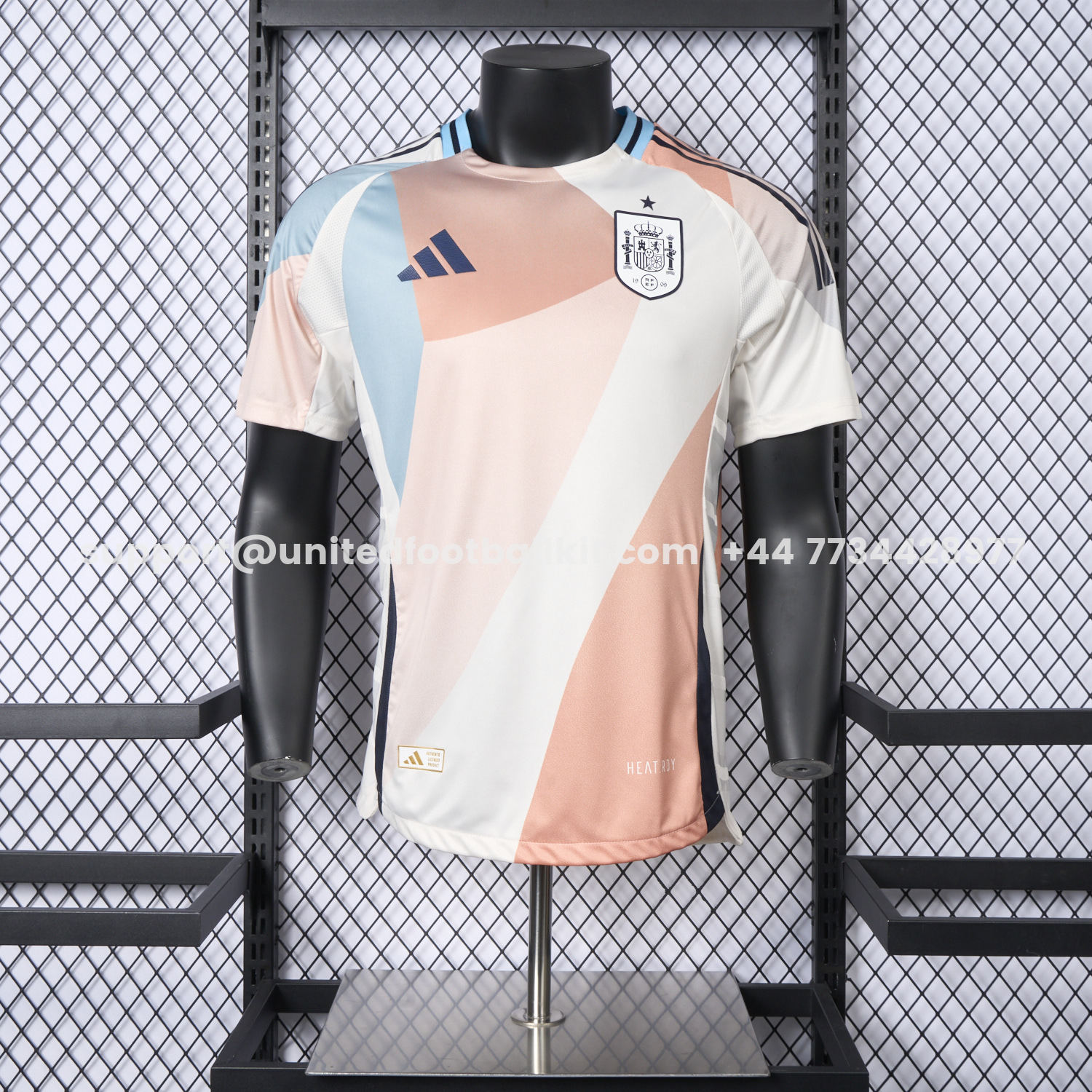 Unitedfootballkit.com | Spain 2025 Women's Team Away Jersey - Men's Player Version -Customize Name, Number and Patch | Worldwide Shipping