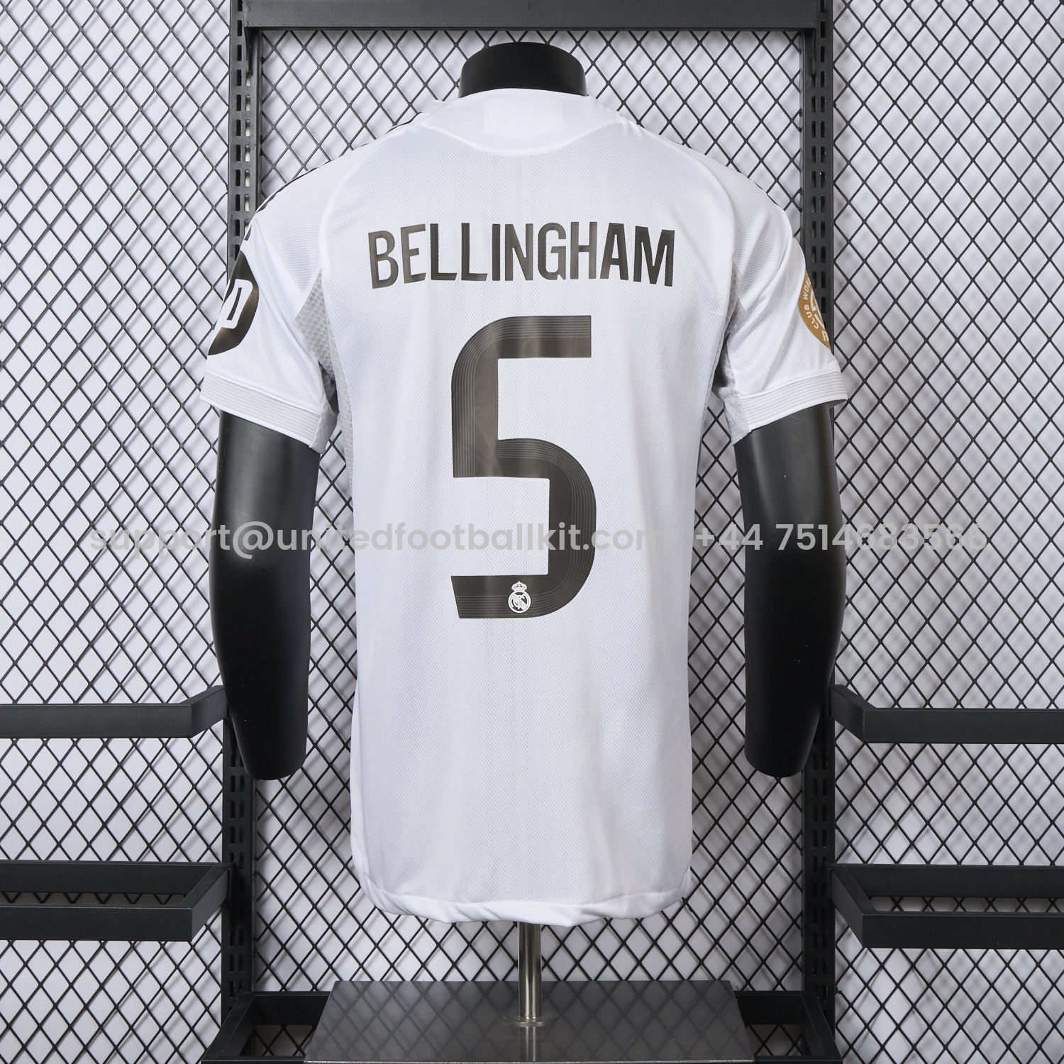 Unitedfootballkit.com | Real Madrid 25-26 Home White Jersey - Player Version -Customize Name, Number and Patch | Worldwide Shipping