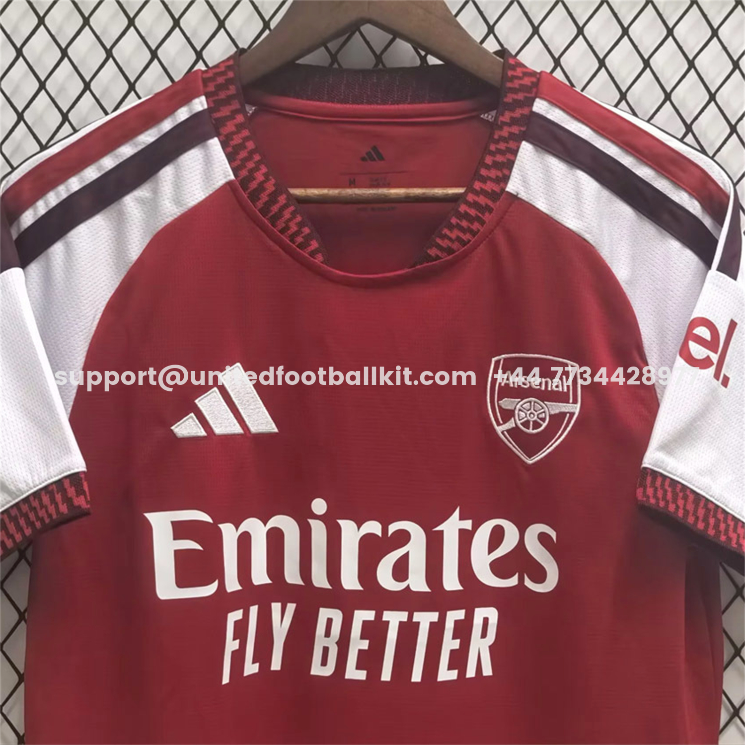 Unitedfootballkit.com | Arsenal 26-27 Home Jersey - Fans Version -Customize Name, Number and Patch | Worldwide Shipping
