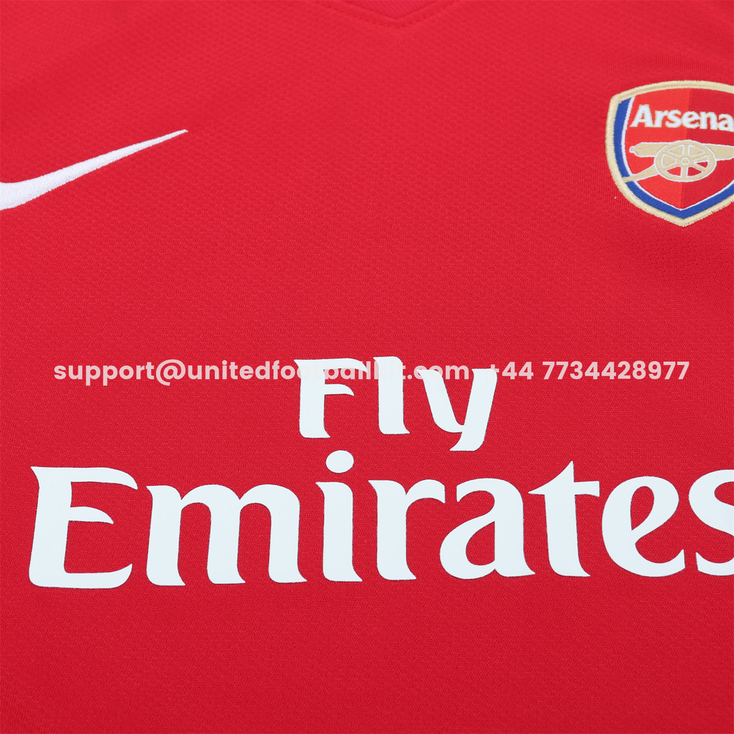 Unitedfootballkit.com | Retro Arsenal 2008-10 Home Kids Kit -Customize Name, Number and Patch | Worldwide Shipping
