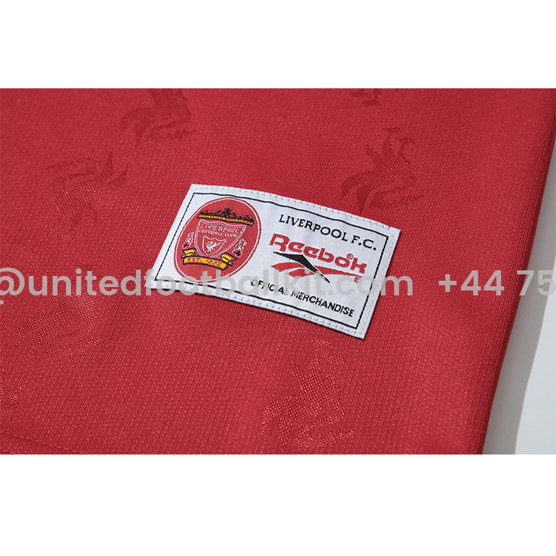 Unitedfootballkit.com | Retro Liver.pool 1996-98 Home Stadium Jersey -Customize Name, Number and Patch | Worldwide Shipping