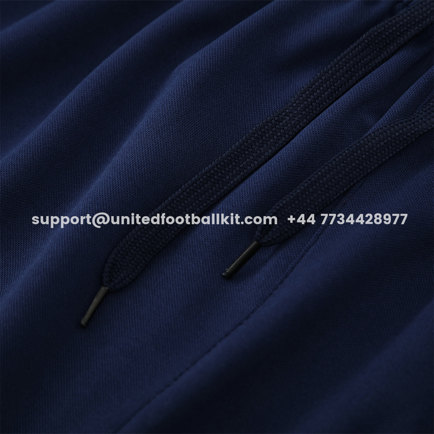 Unitedfootballkit.com | Atletico Madrid Short-Sleeve Training Set - Red White Top & Blue Shorts -Customize Name, Number and Patch | Worldwide Shipping