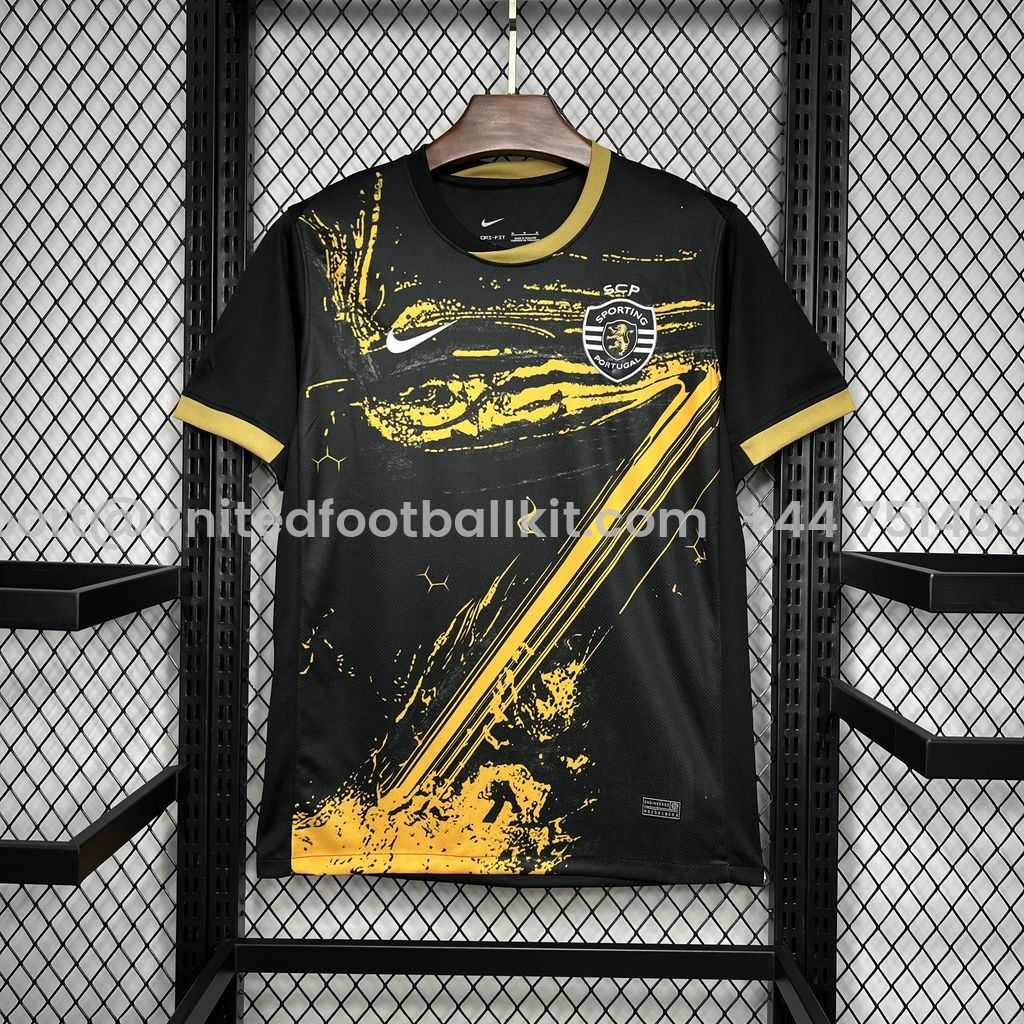 Unitedfootballkit.com | Sporting CP Portugal 24-25 Fourth Jersey - Fans Version -Customize Name, Number and Patch | Worldwide Shipping