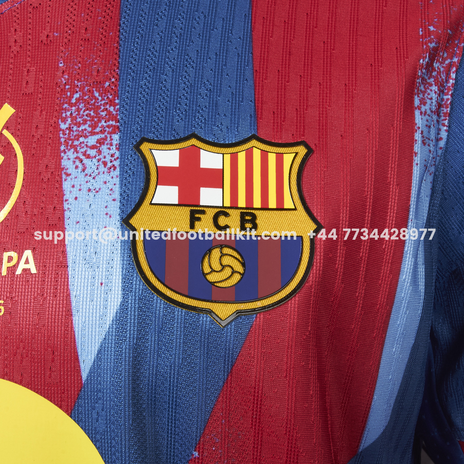 Unitedfootballkit.com | Barcelona 25-26 Supercopa De España Fourth Jersey - Player Version -Customize Name, Number and Patch | Worldwide Shipping