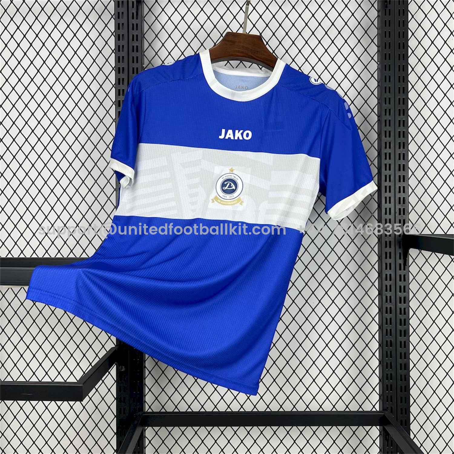 Unitedfootballkit.com | Dinamo Tbilisi 25-26 Home Jersey - Fans Version -Customize Name, Number and Patch | Worldwide Shipping