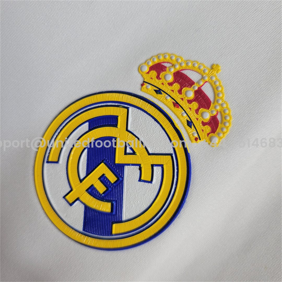 Unitedfootballkit.com | Retro Real Madrid 11-12 Home Long Sleeve Jersey -Customize Name, Number and Patch | Worldwide Shipping