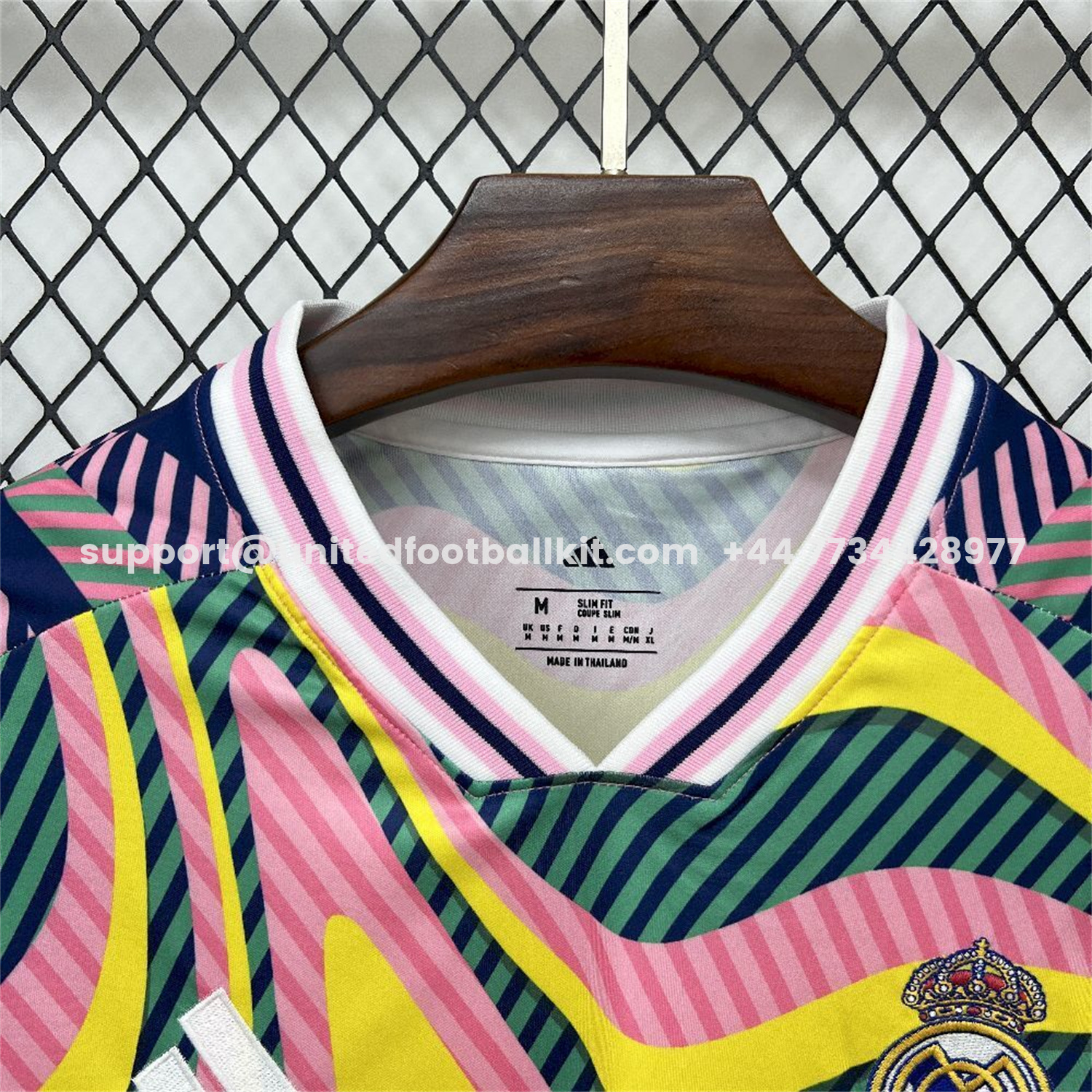 Unitedfootballkit.com | Real Madrid 25-26 Iridescent Colors Pre-Match Training Jersey - Fans Version -Customize Name, Number and Patch | Worldwide Shipping