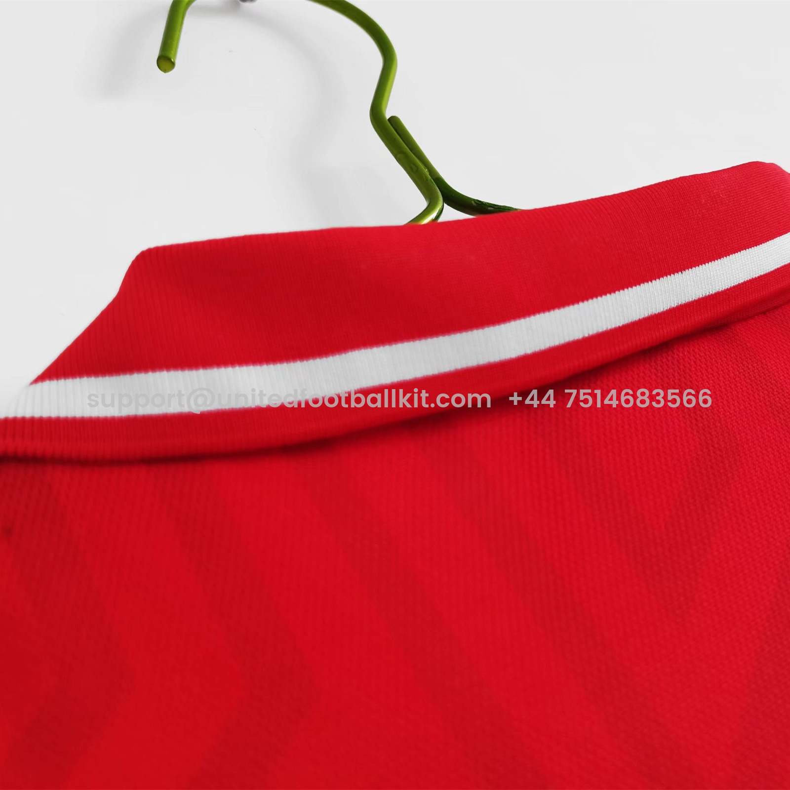 Unitedfootballkit.com | Retro Wales 1992 Home Stadium Jersey -Customize Name, Number and Patch | Worldwide Shipping