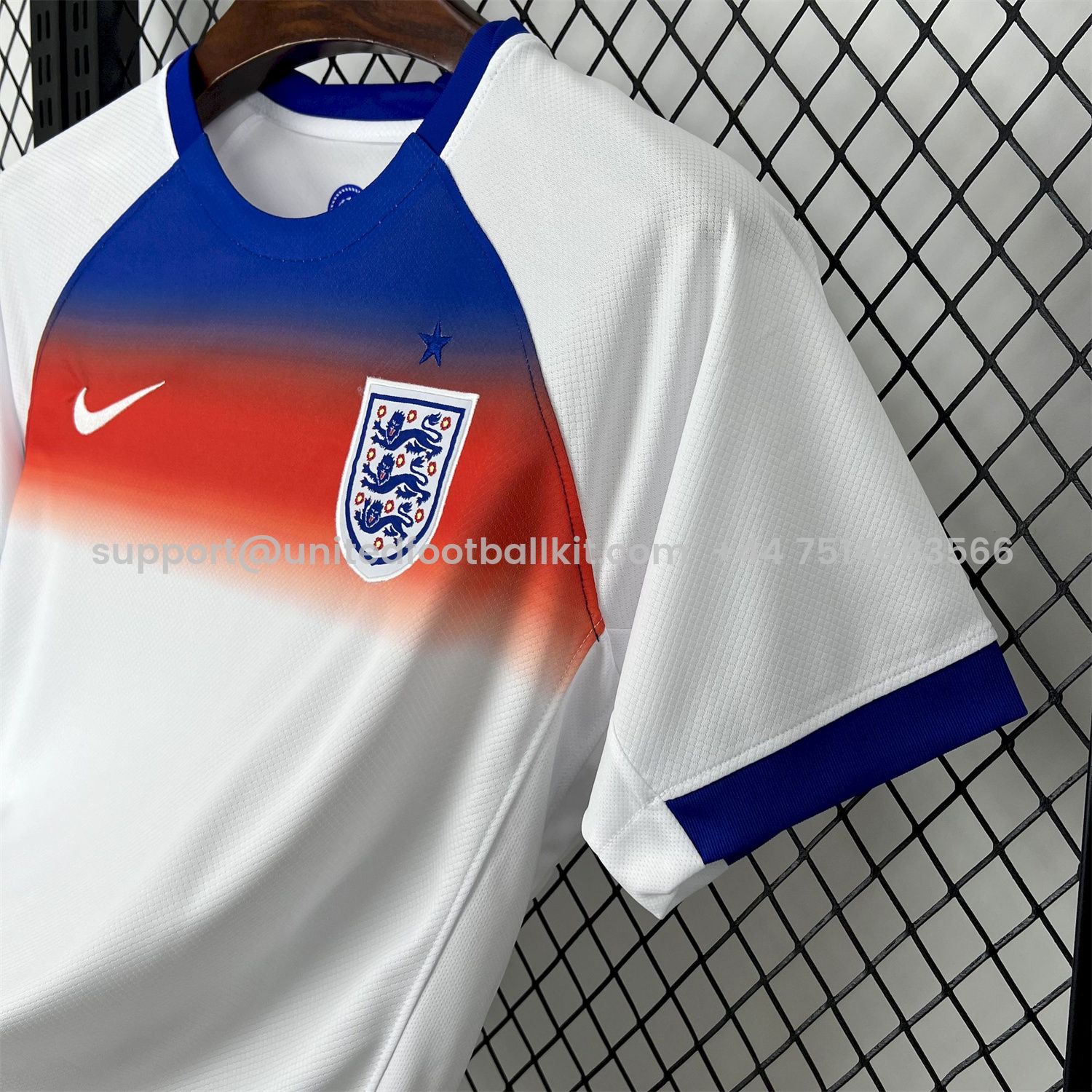 Unitedfootballkit.com | Men's England 2025 Women's Euro Home Jersey - Fans Version -Customize Name, Number and Patch | Worldwide Shipping