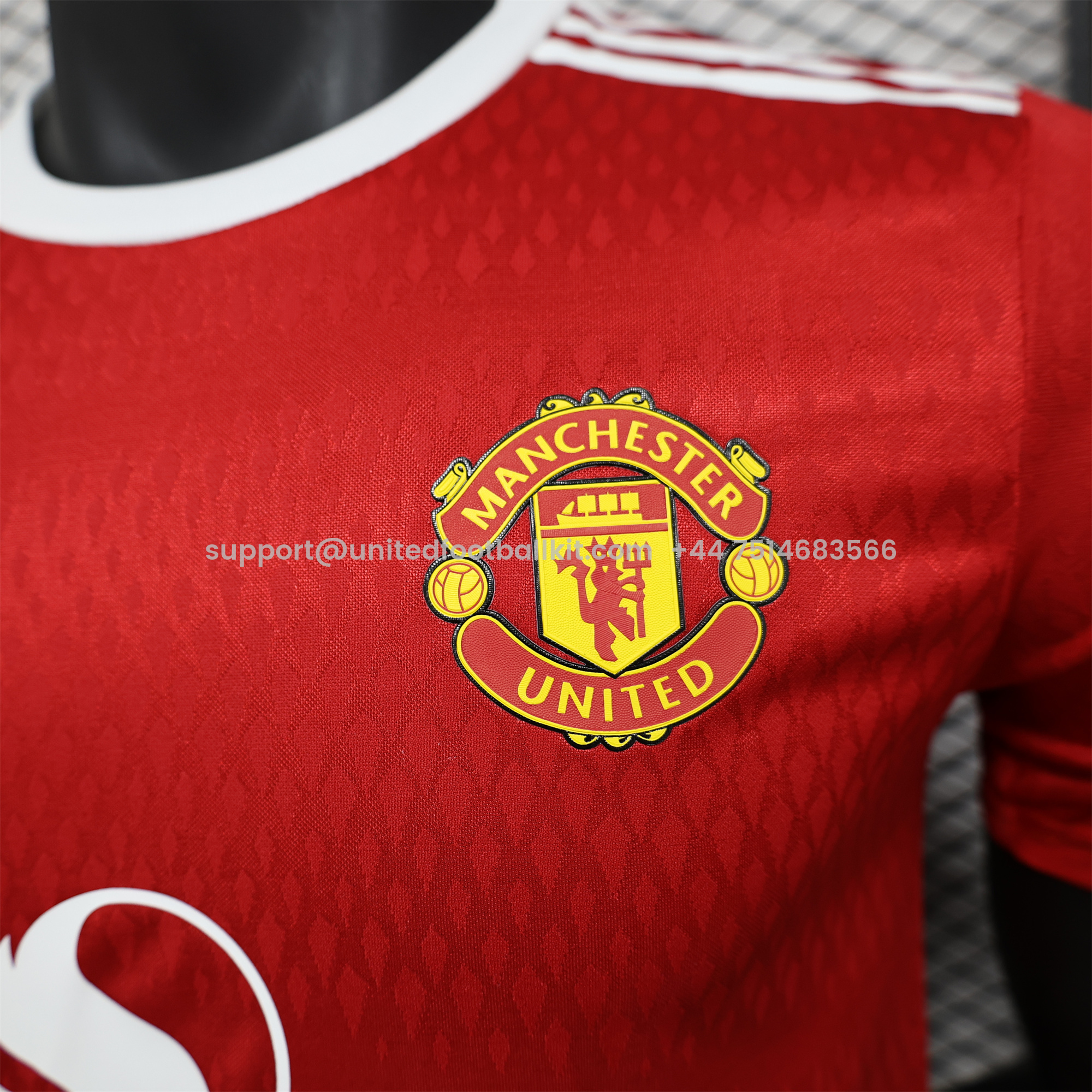 Unitedfootballkit.com | Manchester United 24-25 Red Special Edition Jersey - Player Version -Customize Name, Number and Patch | Worldwide Shipping