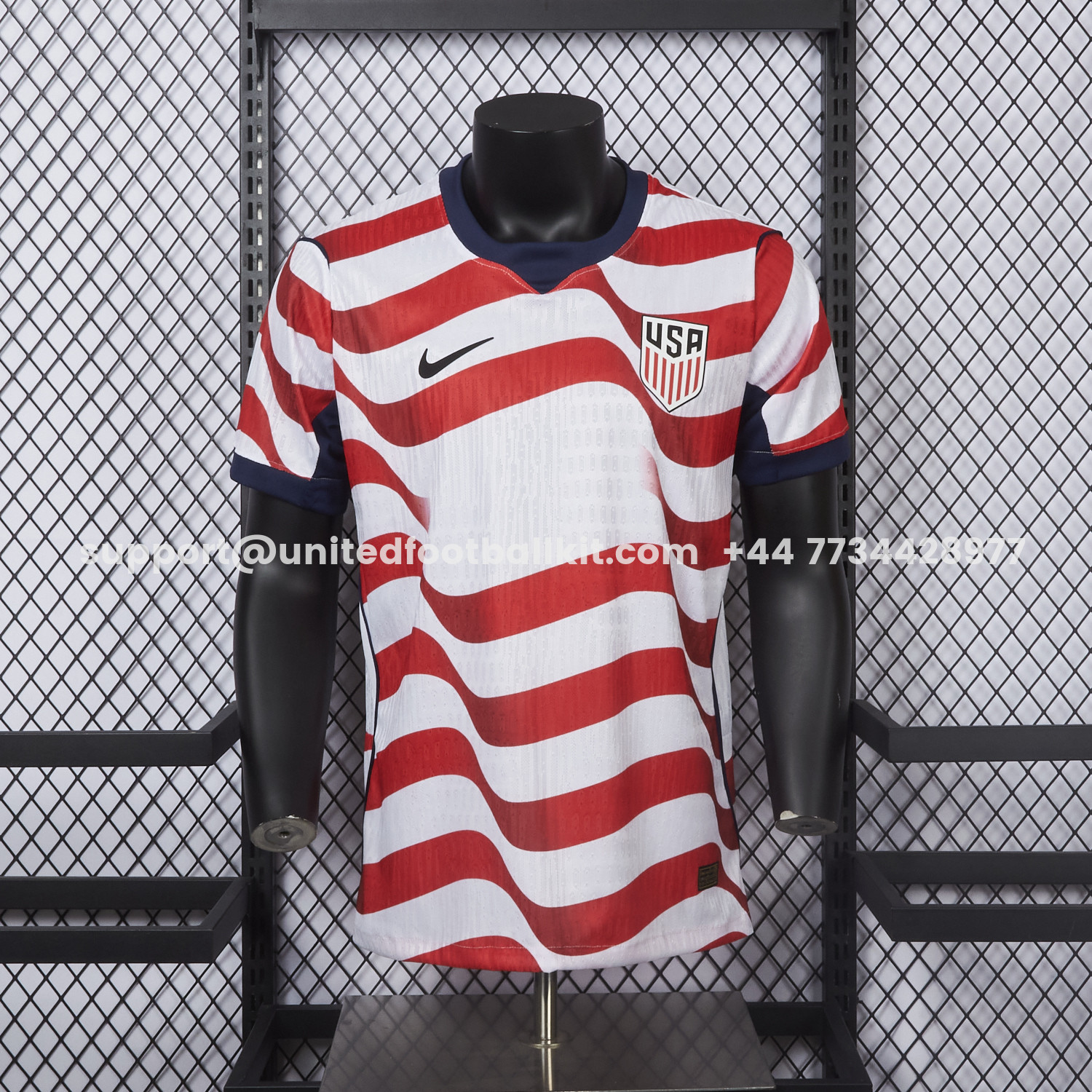 Unitedfootballkit.com | 【Chest Blank】United States USA 2026 Home Jersey - Player Version -Customize Name, Number and Patch | Worldwide Shipping