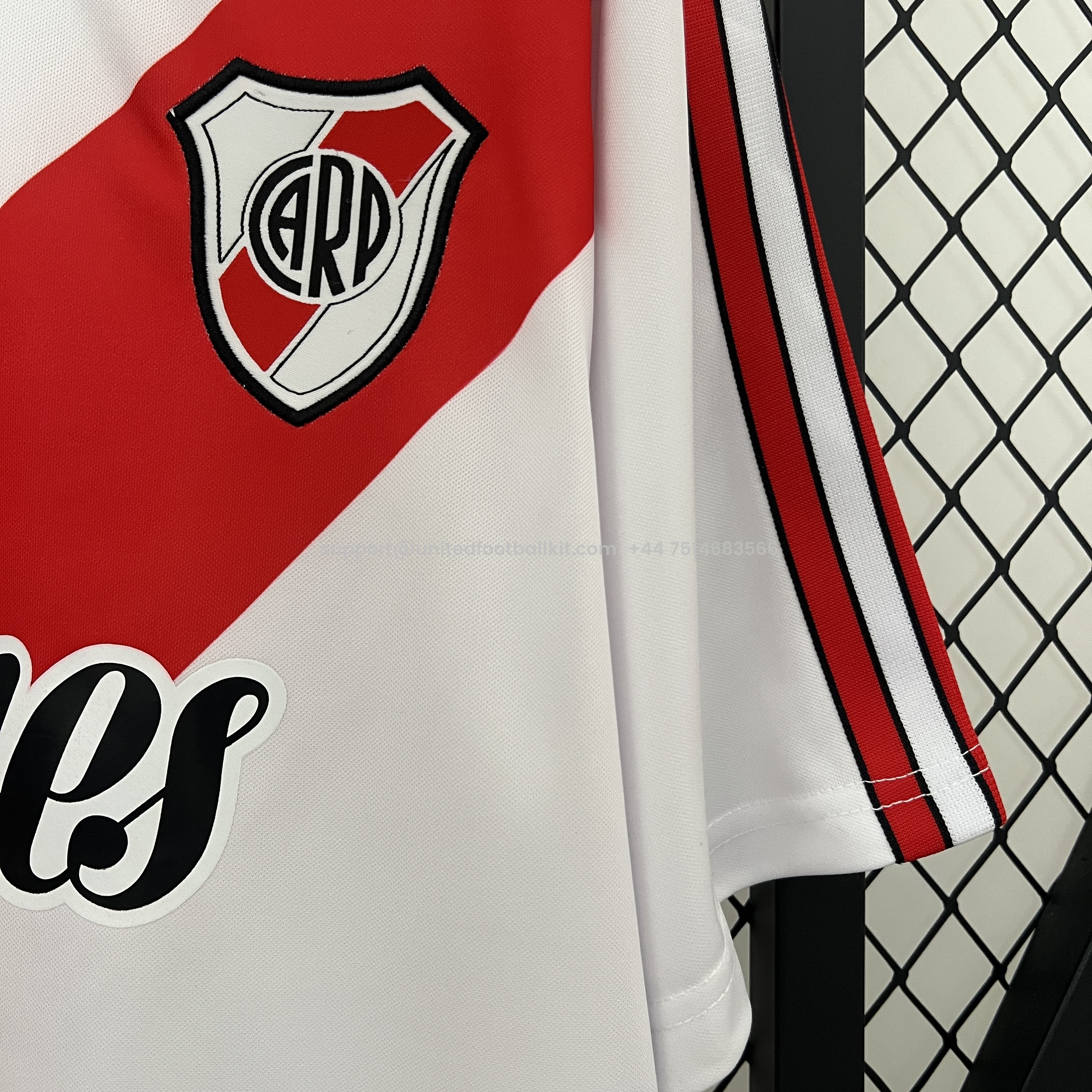 Unitedfootballkit.com | Retro River Plate 1998-99 Home Stadium Jersey -Customize Name, Number and Patch | Worldwide Shipping