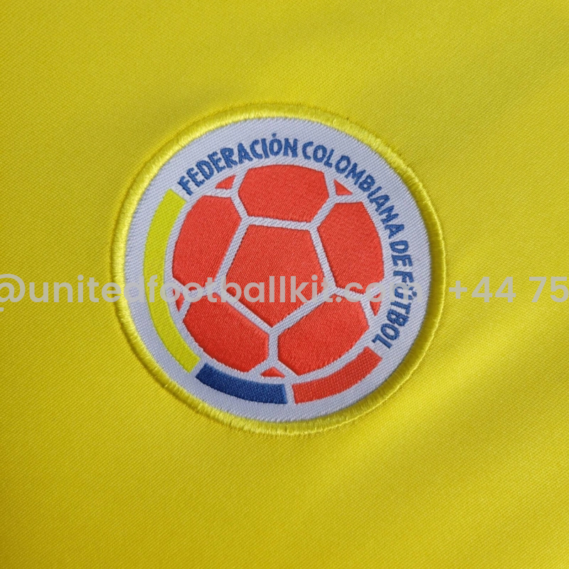Unitedfootballkit.com | Women's Colombia 2024 Home Stadium Jersey -Customize Name, Number and Patch | Worldwide Shipping