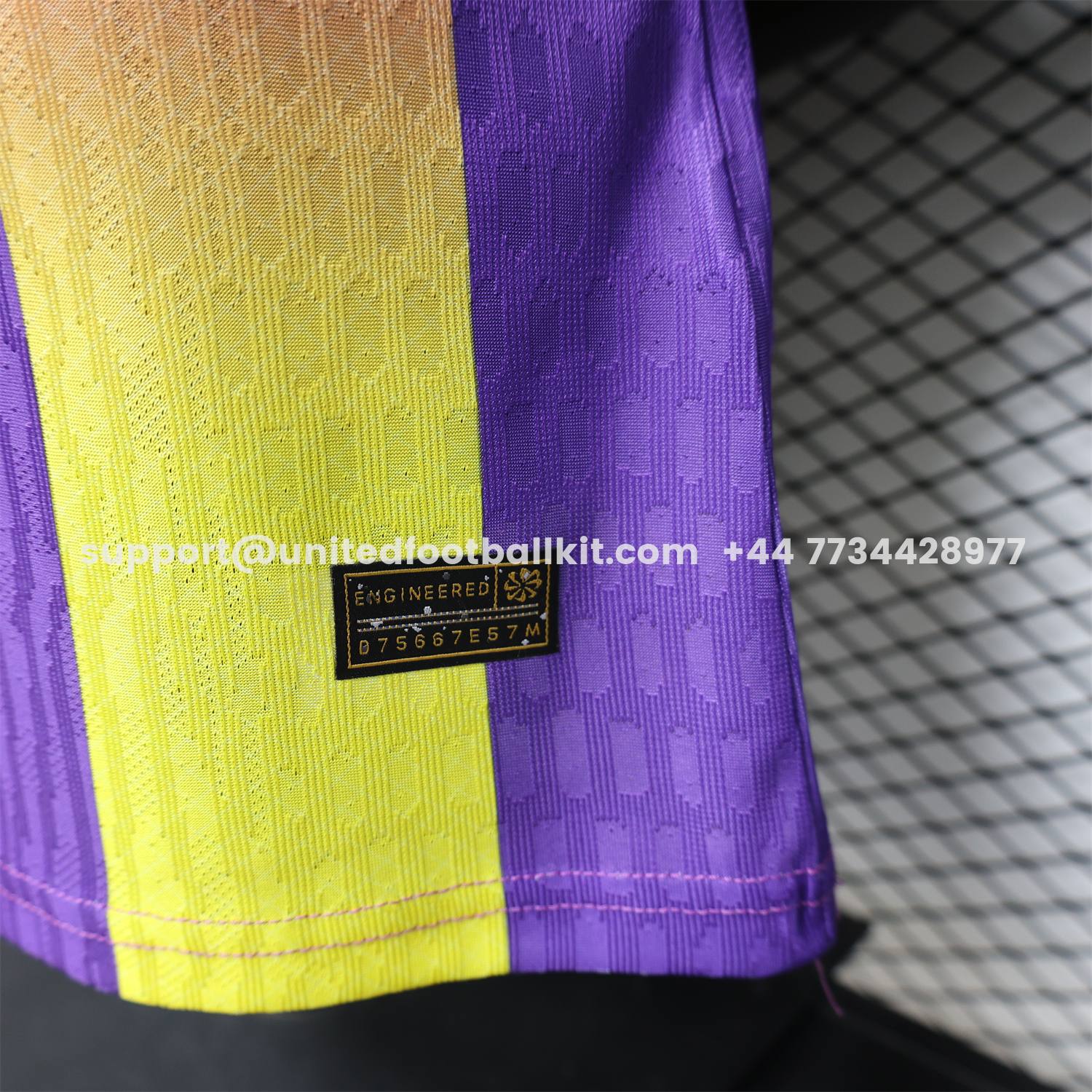 Unitedfootballkit.com | Barcelona 25-26 Purple Pink And Yellow Special Jersey - Player Version -Customize Name, Number and Patch | Worldwide Shipping