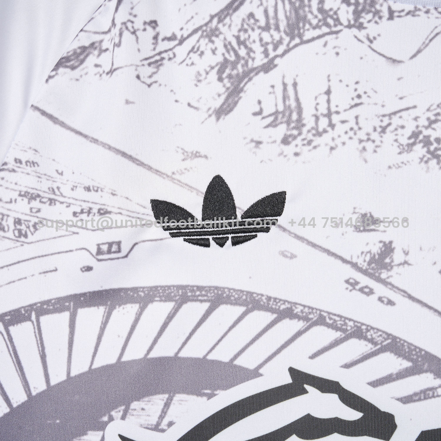 Unitedfootballkit.com | Club América 25-26 White Sketch of stadium Special Edition Jersey - Fans Version -Customize Name, Number and Patch | Worldwide Shipping