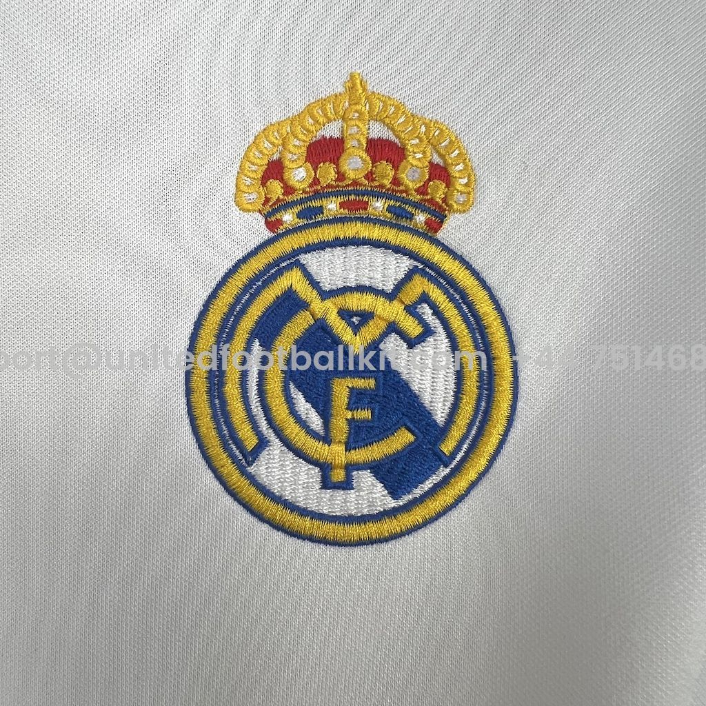 Unitedfootballkit.com | Retro Real Madrid 2003-04 Home Jersey -Customize Name, Number and Patch | Worldwide Shipping