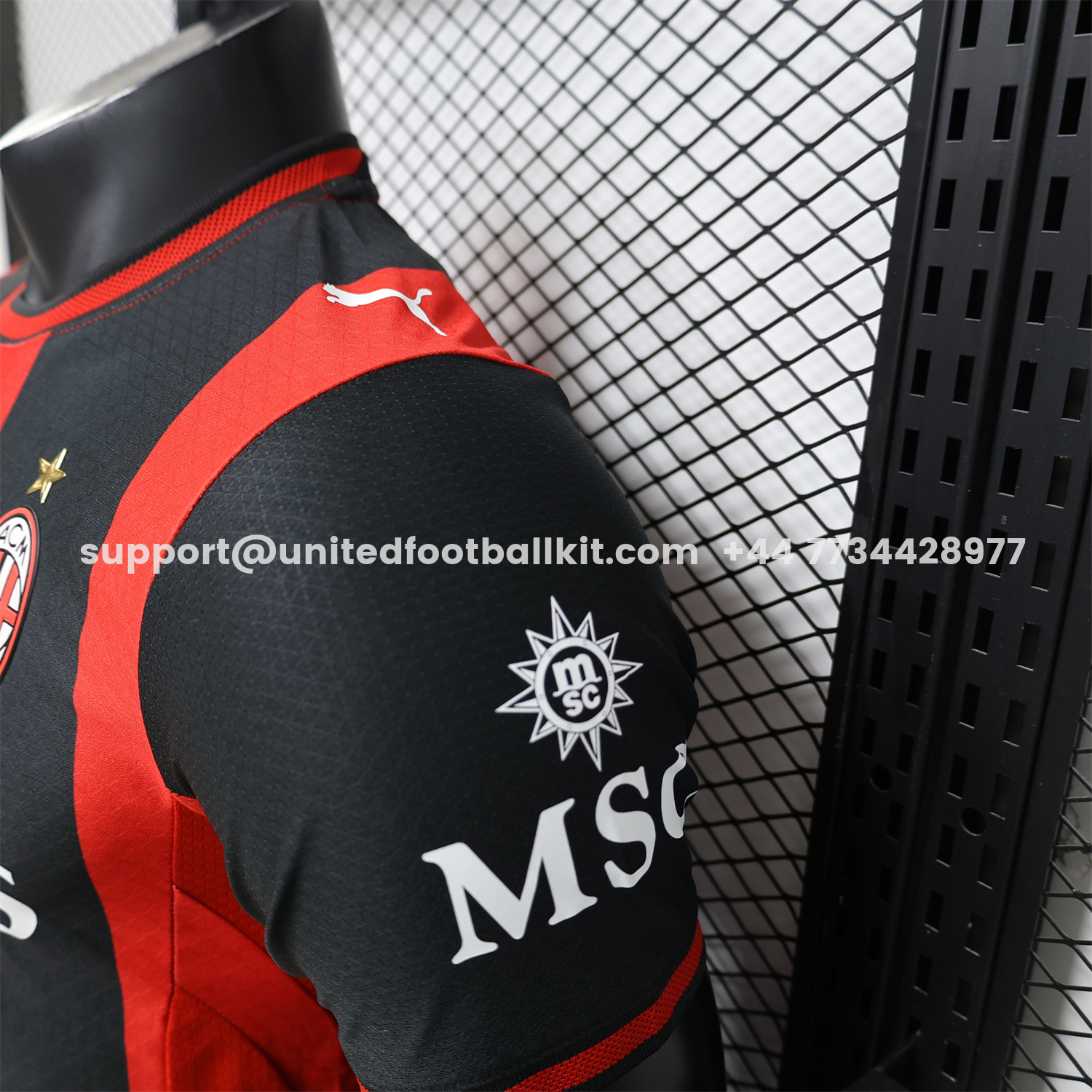 Unitedfootballkit.com | AC Milan 26-27 Home Jersey - Player Version -Customize Name, Number and Patch | Worldwide Shipping