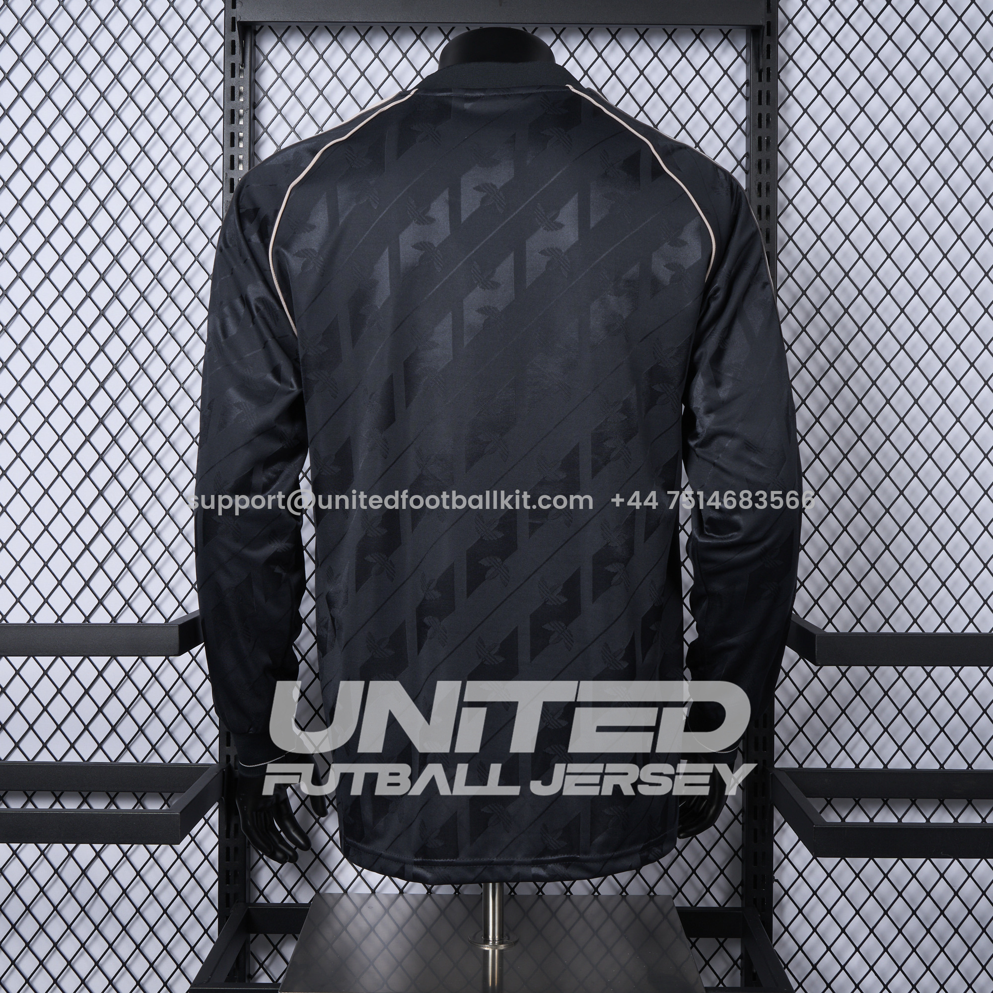 Unitedfootballkit.com | Real Madrid 24-25 Originals LFSTLR Long Sleeve Charcoal Jersey - Player Version -Customize Name, Number and Patch | Worldwide Shipping
