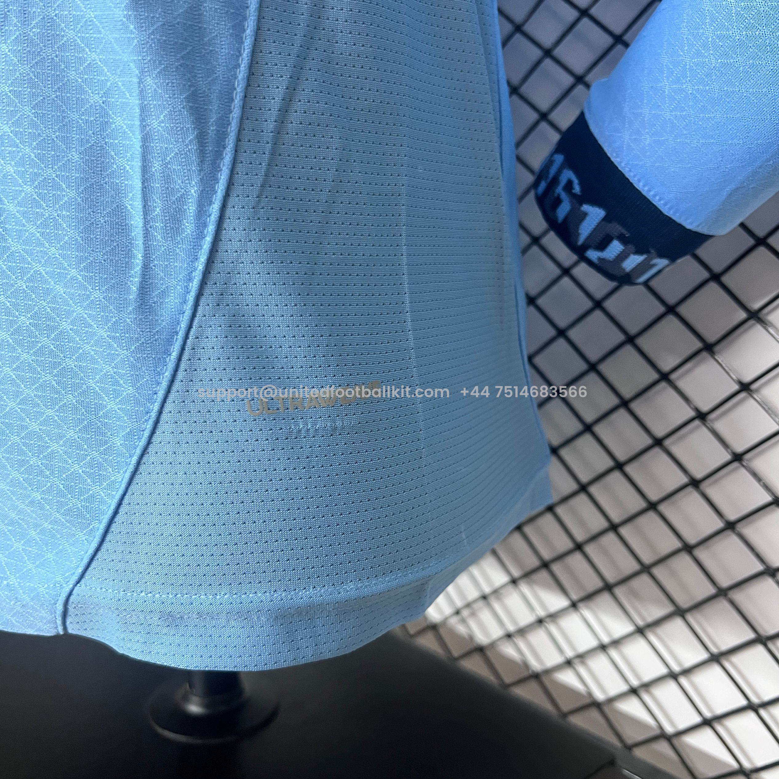 Unitedfootballkit.com | Manchester City 24-25 Home Long Sleeve Jersey - Player Version -Customize Name, Number and Patch | Worldwide Shipping