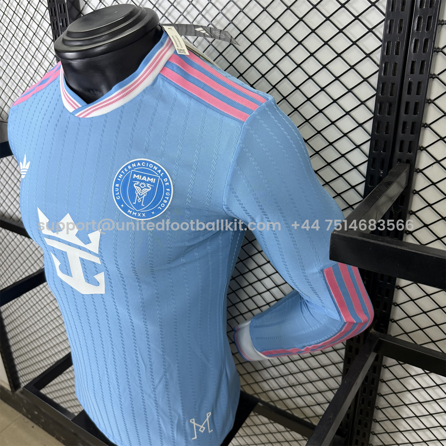 Unitedfootballkit.com | INT M.A.M 25-26 Third Long Sleeves Jersey - Player Version -Customize Name, Number and Patch | Worldwide Shipping