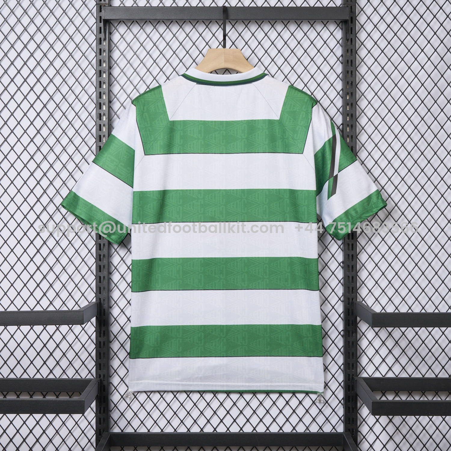 Unitedfootballkit.com | Retro Celtic 1991-92 Home Jersey -Customize Name, Number and Patch | Worldwide Shipping