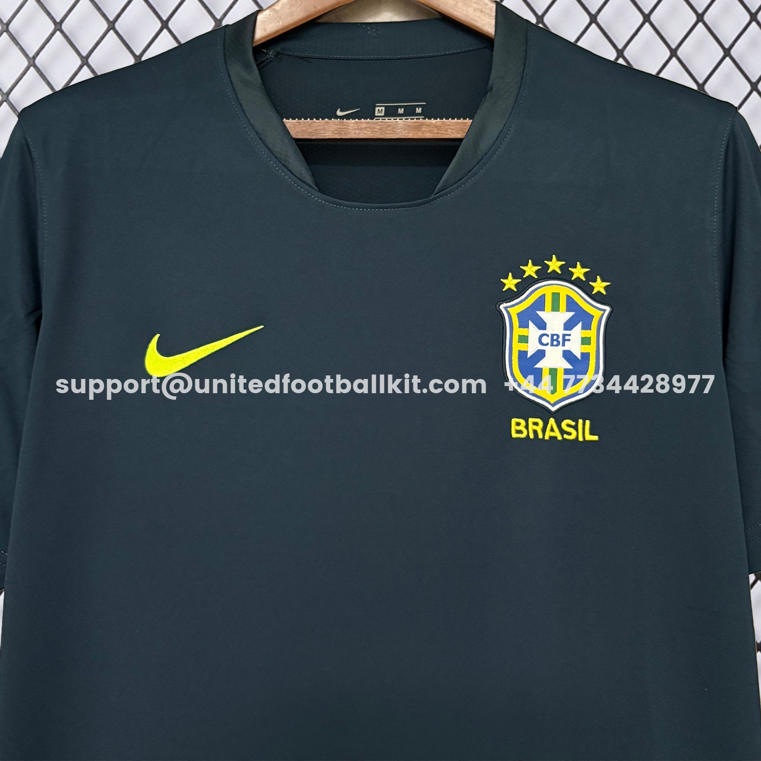 Unitedfootballkit.com | Brazil 2026 Dark Blue Training Jersey - Fans Version -Customize Name, Number and Patch | Worldwide Shipping
