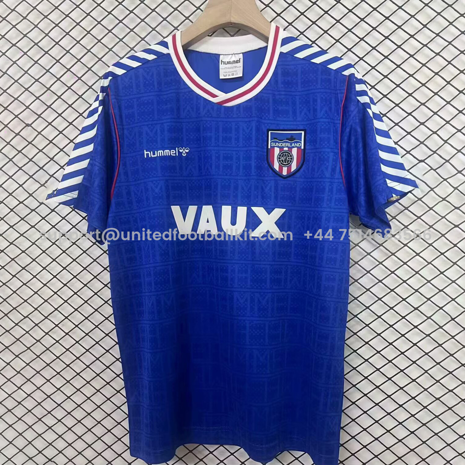 Unitedfootballkit.com | Retro Sunderland 1988-91 Away Jersey -Customize Name, Number and Patch | Worldwide Shipping