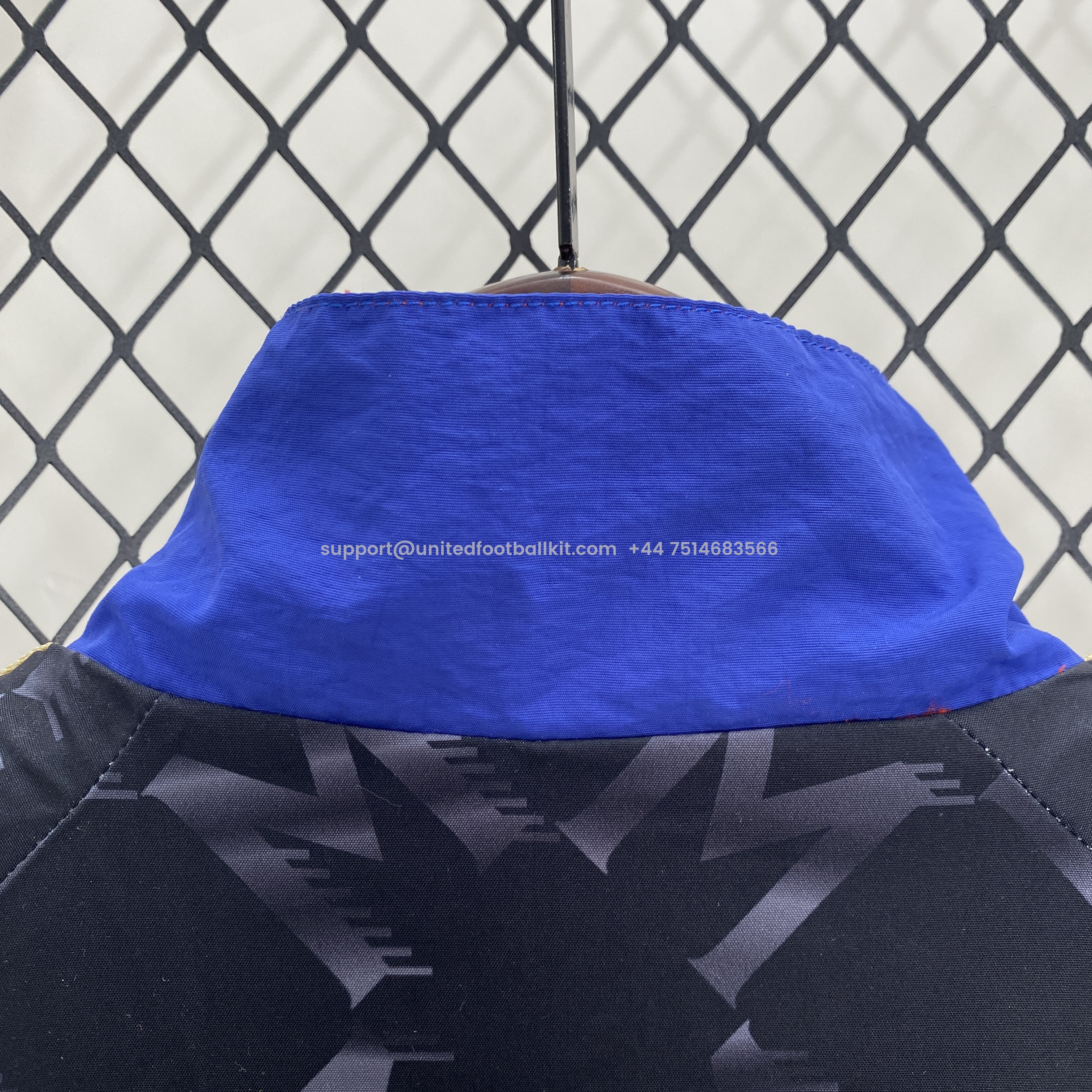 Unitedfootballkit.com | Manchester United 24-25 Double Sided Reversible Windbreaker - Home & Away Jersey Style -Customize Name, Number and Patch | Worldwide Shipping