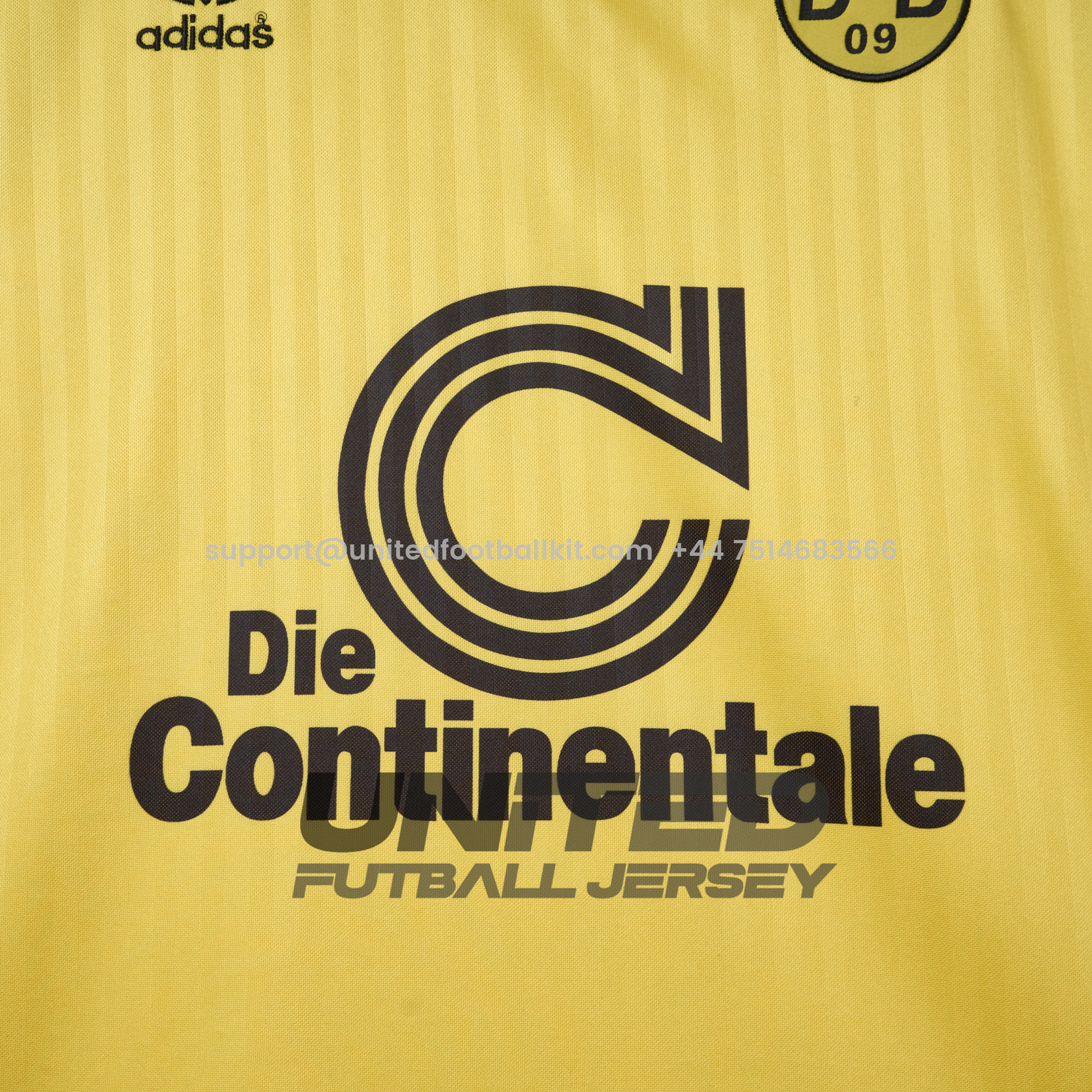 Unitedfootballkit.com | Retro Dortmund 1989-90 Anniversary Jersey -Customize Name, Number and Patch | Worldwide Shipping