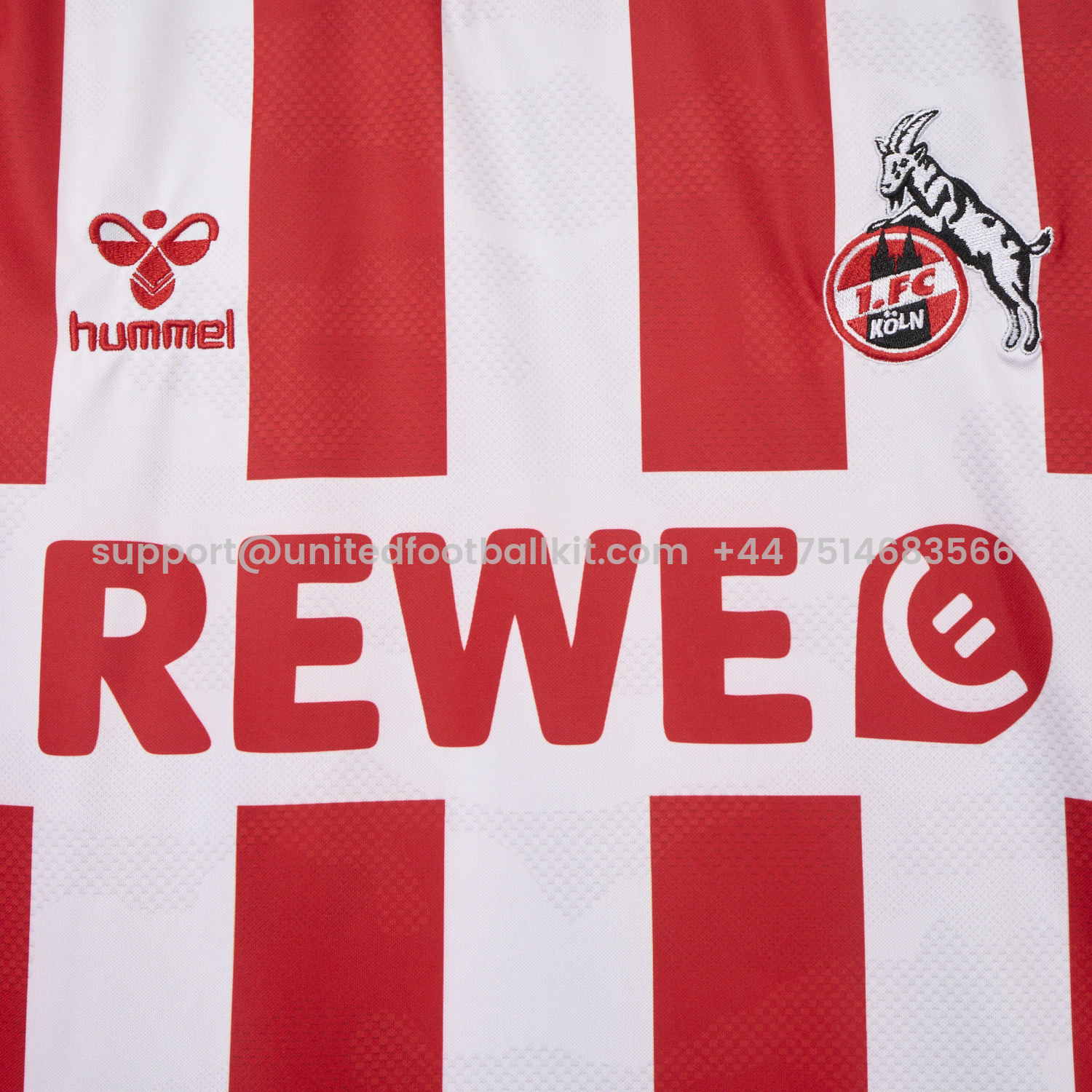 Unitedfootballkit.com | Köln 25-26 Home Jersey - Fans Version -Customize Name, Number and Patch | Worldwide Shipping